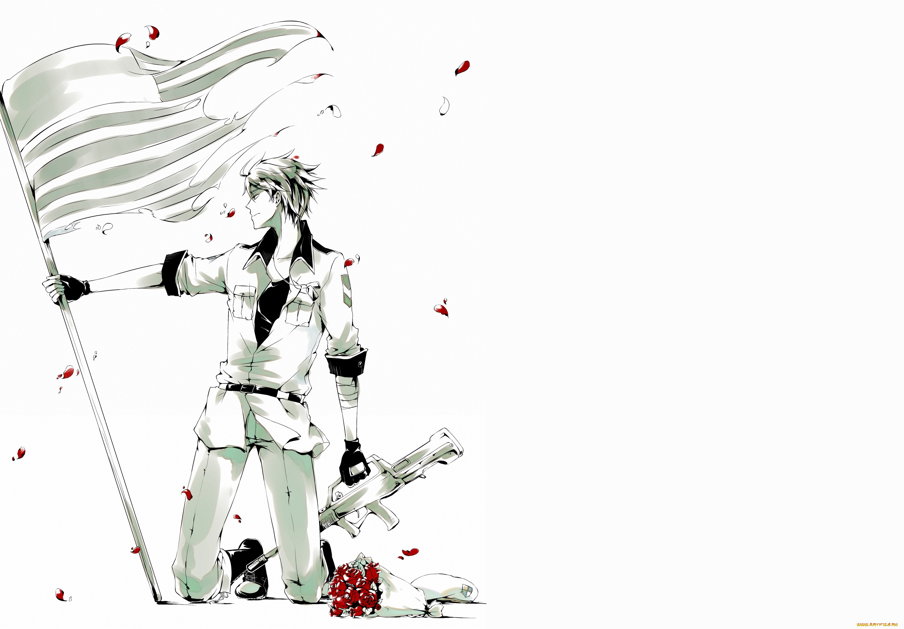 аниме, happy, tree, friends, flippy