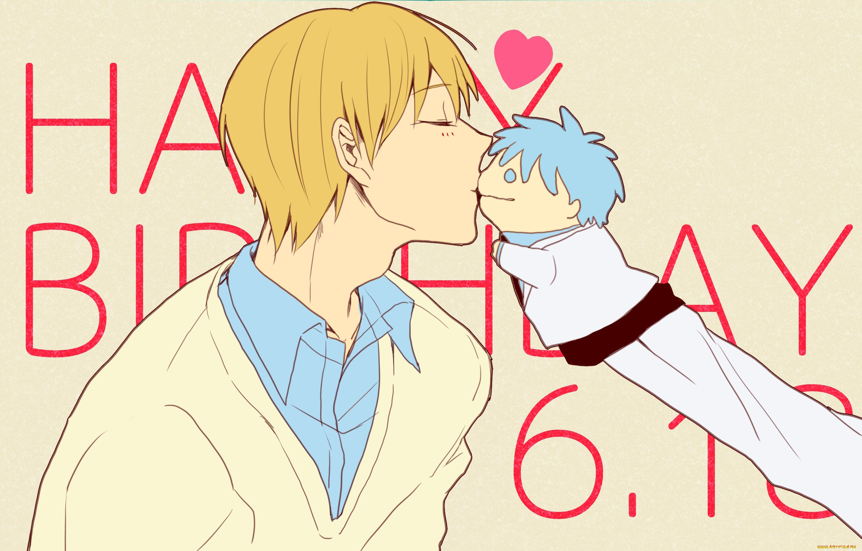 аниме, kuroko, no, baske, баскетбол