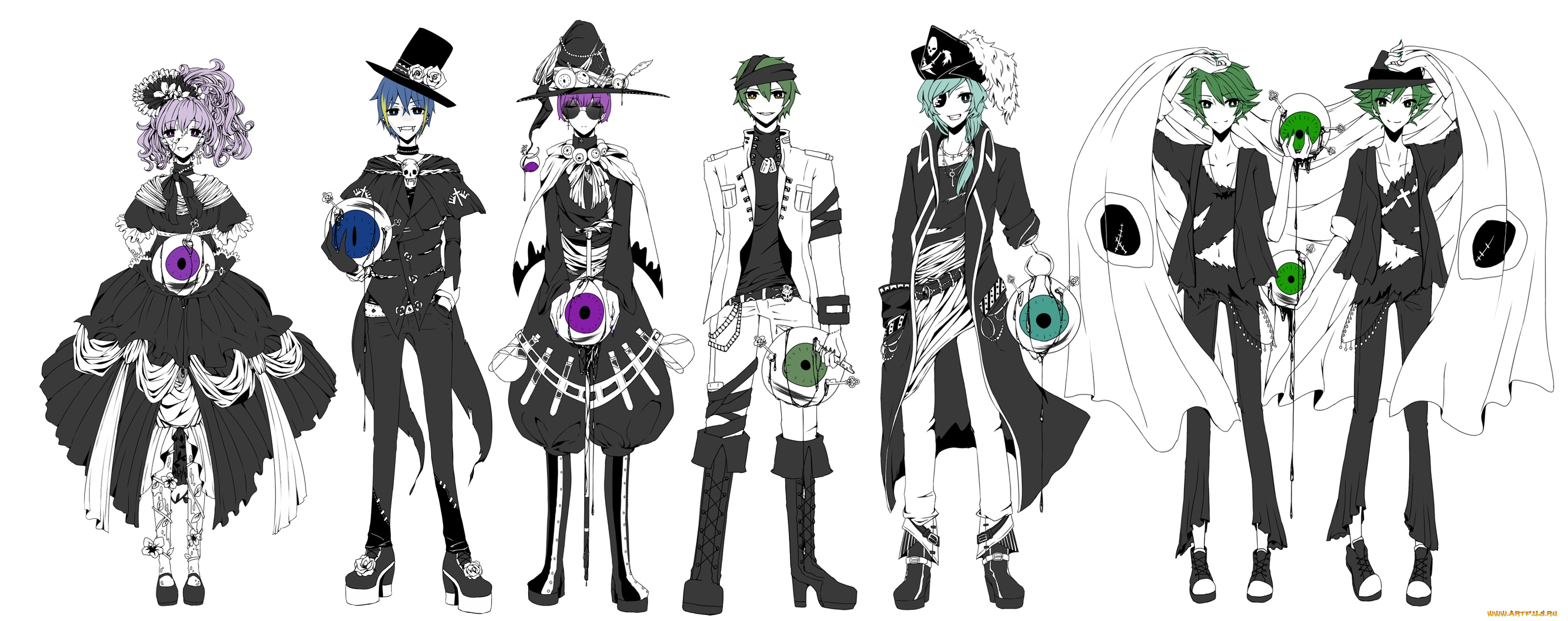 аниме, happy, tree, friends, счастливые, лесные, друзья