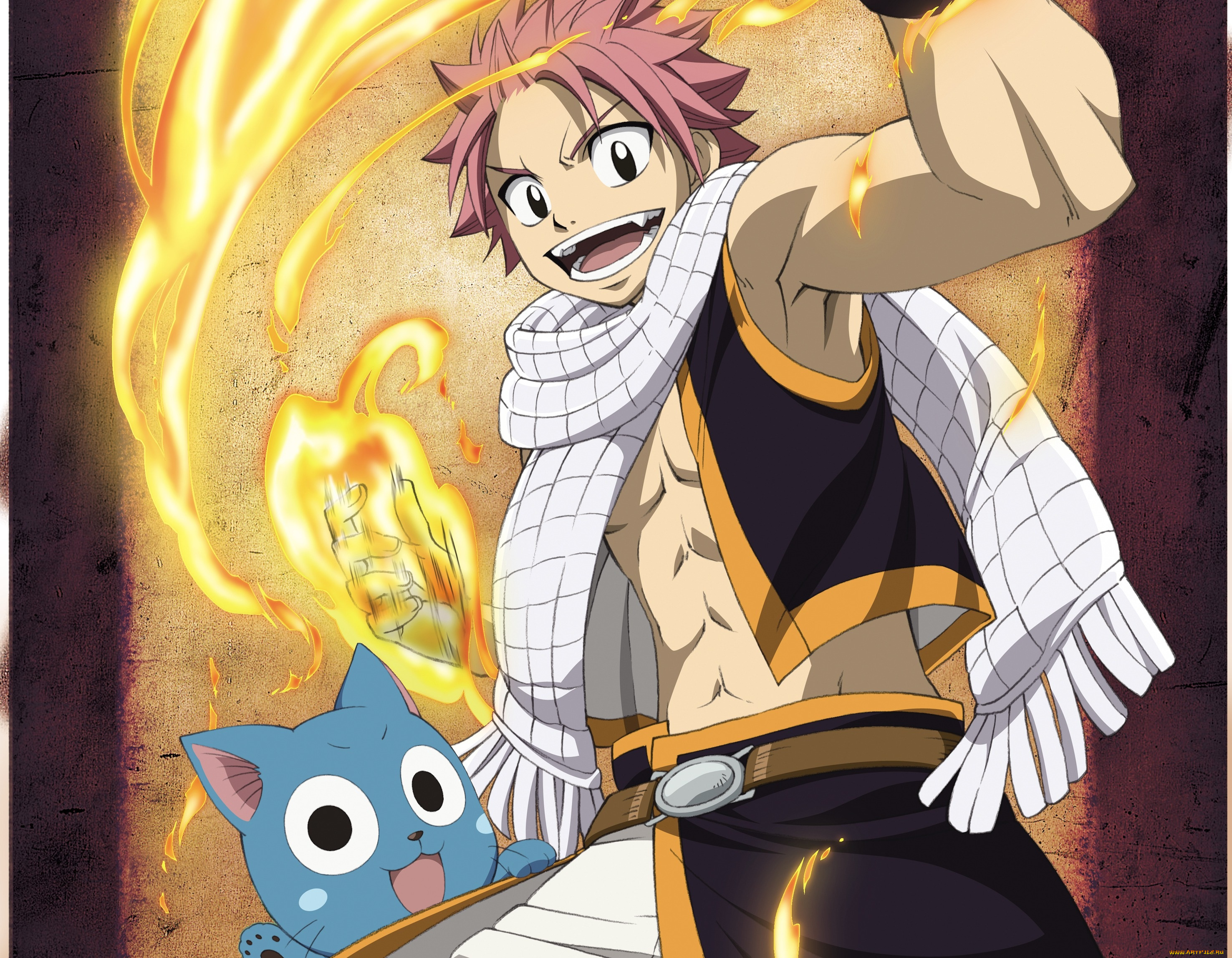 аниме, fairy, tail, хвост, феи