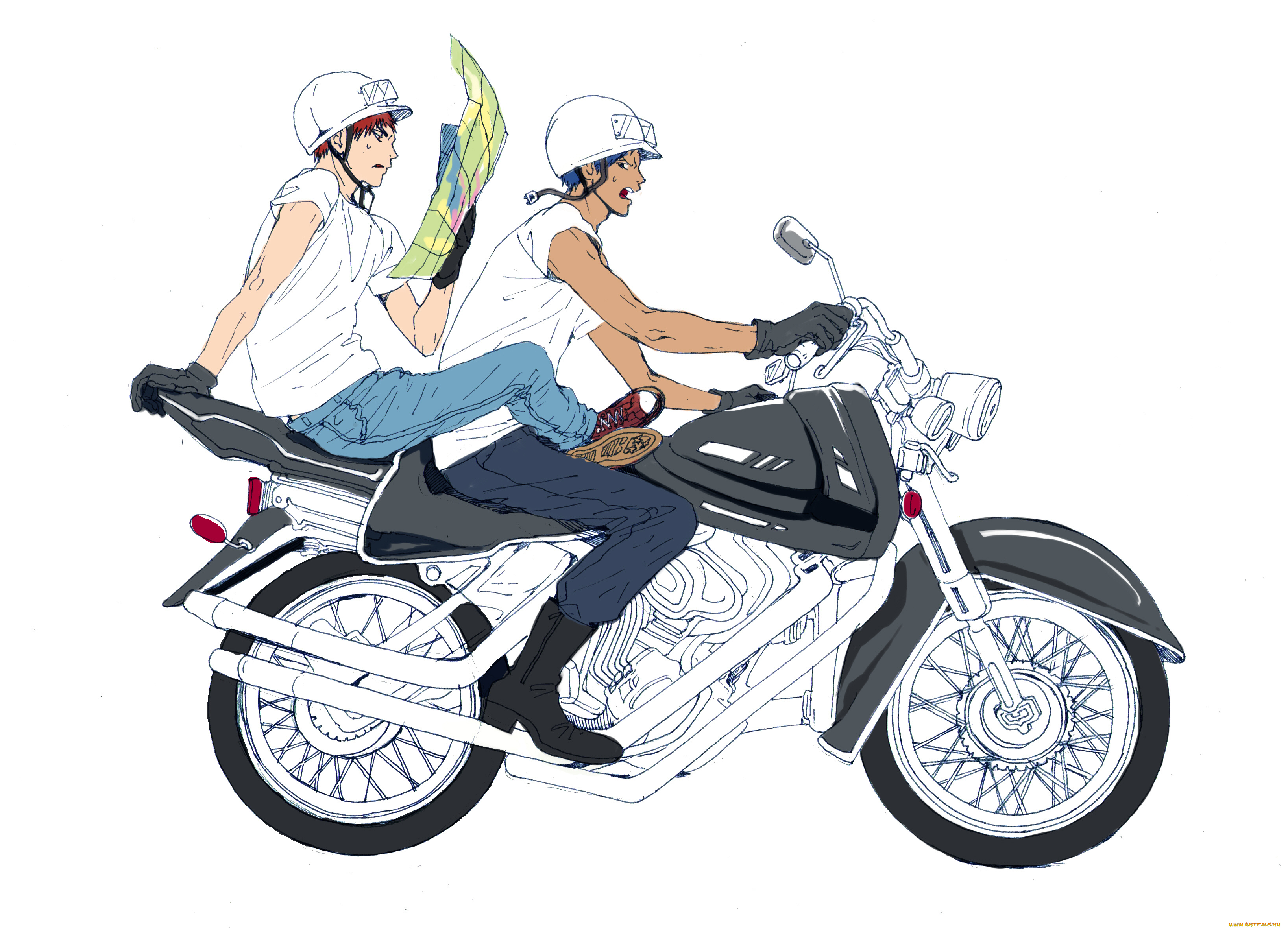 аниме, kuroko, no, baske, баскетбол, парни