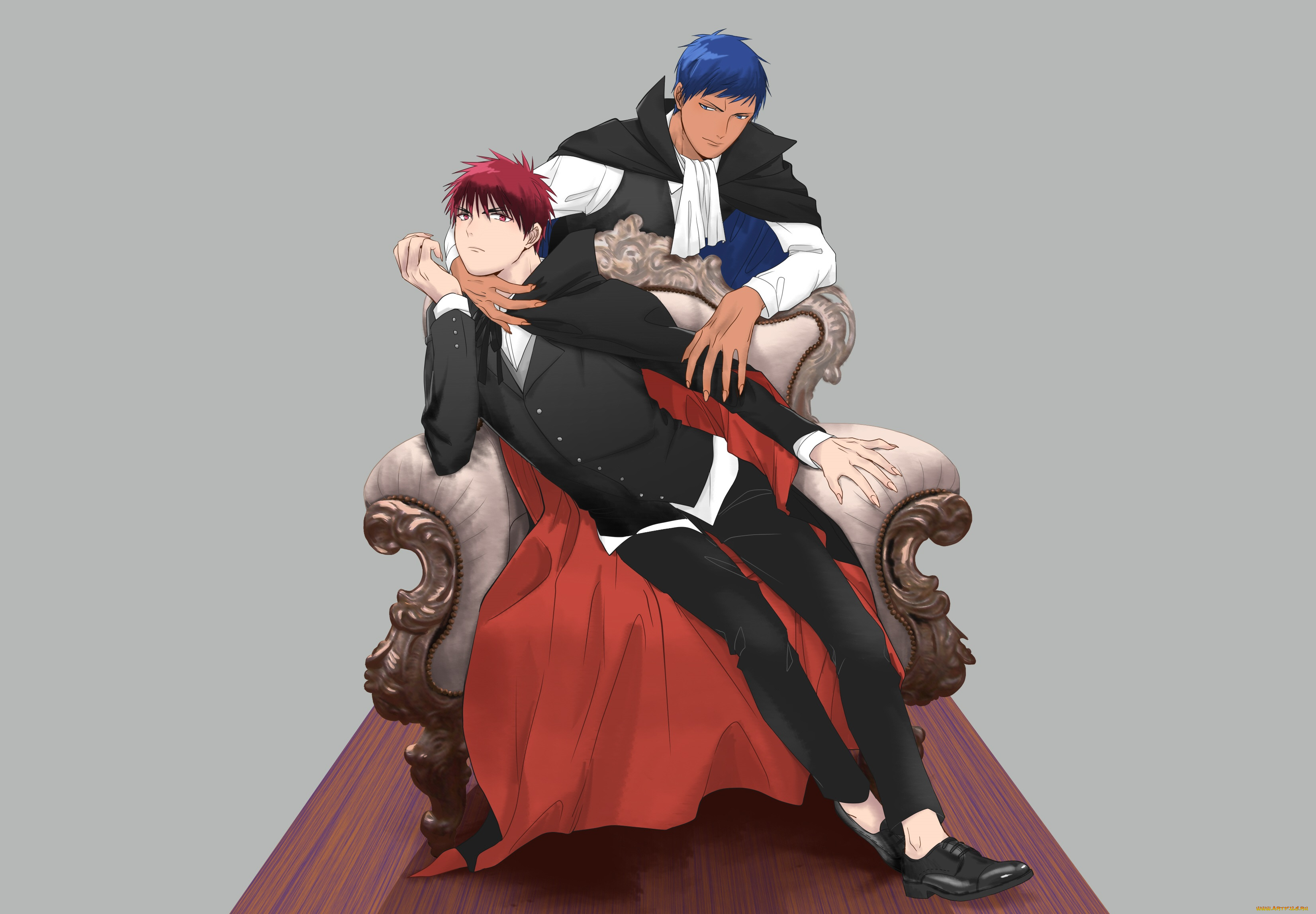 аниме, kuroko, no, baske, баскетбол