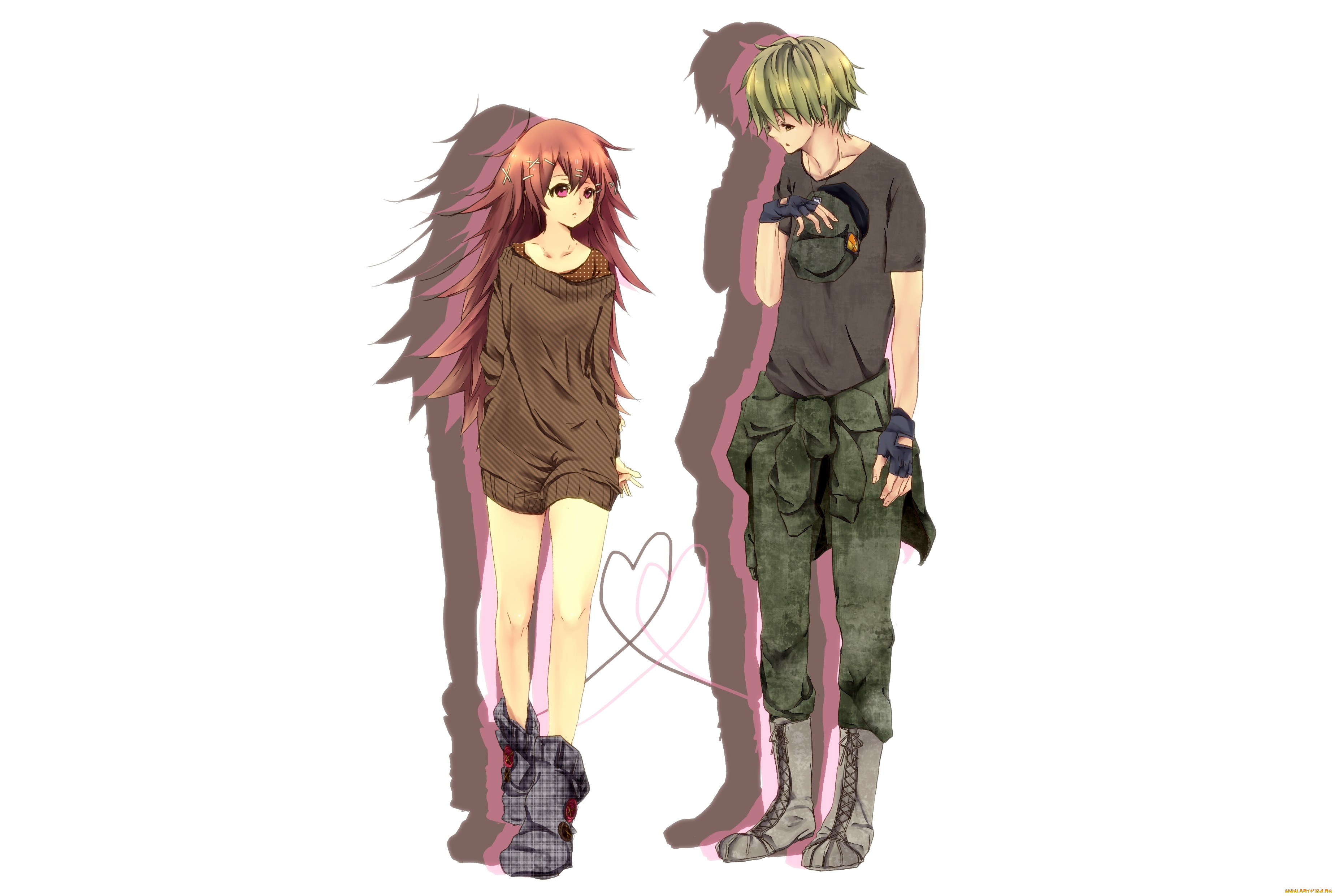 аниме, happy, tree, friends, счастливые, лесные, друзья