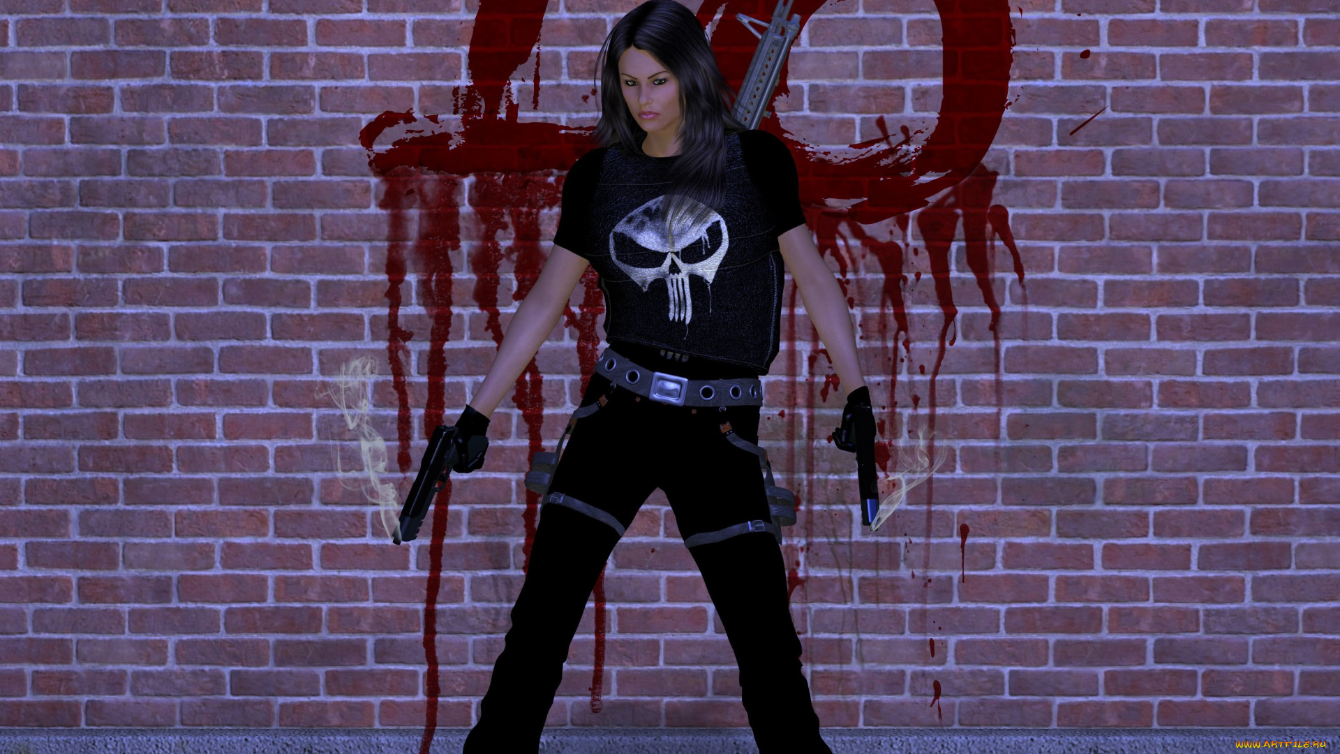 3д, графика, фантазия, , fantasy, девушка, фон, взгляд