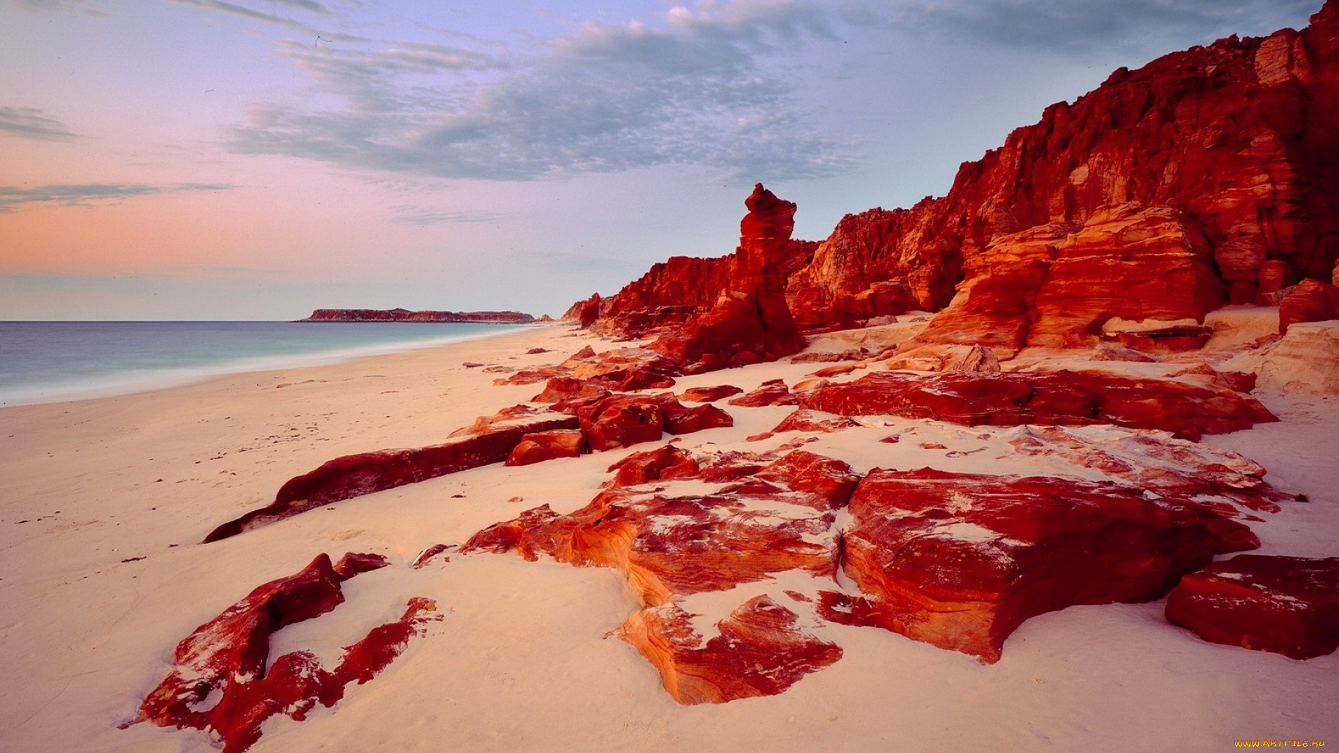 природа, побережье, скалы