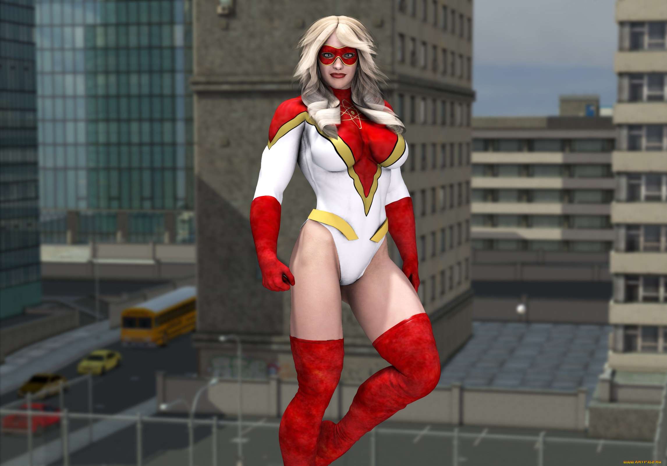 3д, графика, фантазия, , fantasy, девушка, взгляд, фон