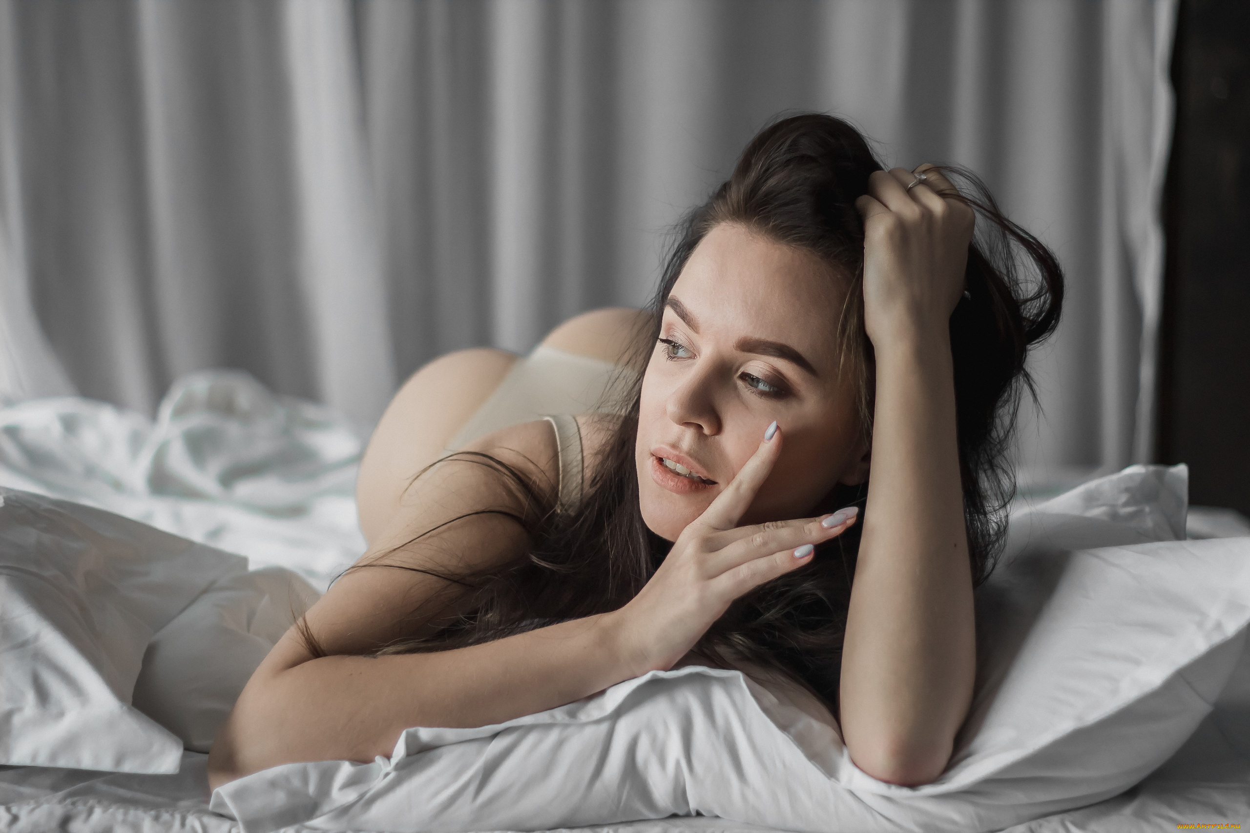 девушка, девушки, -unsort, , брюнетки, темноволосые, модель