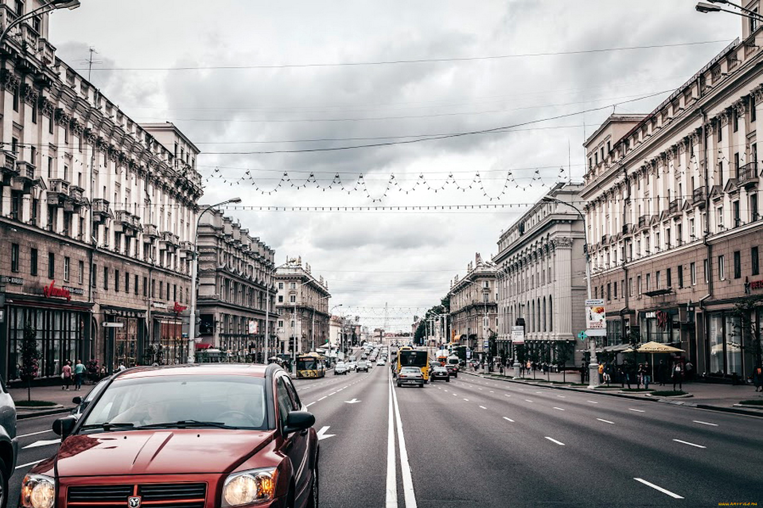 города, минск, , беларусь, проспект