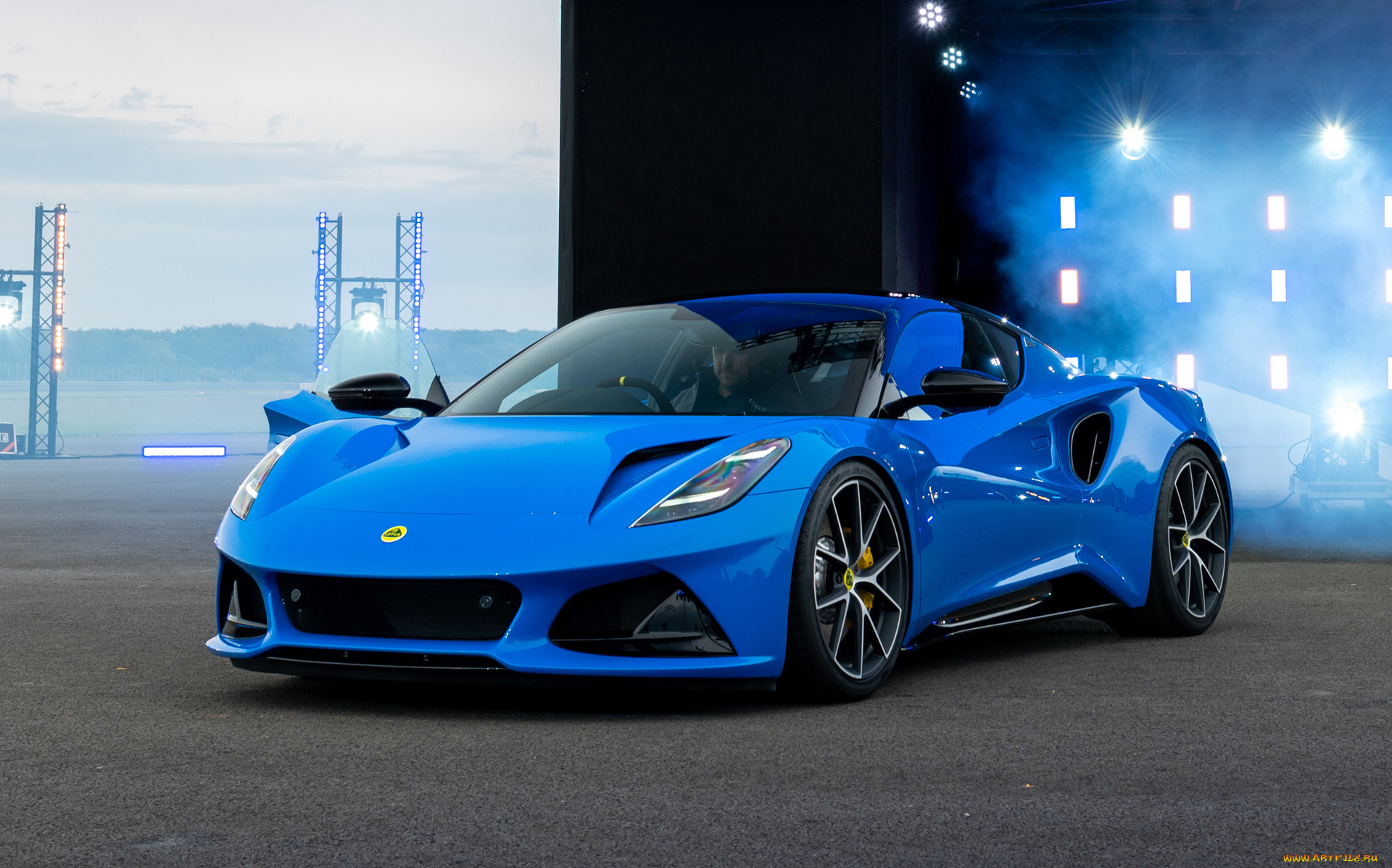 автомобили, lotus, синий, 2023, emira, суперкар, спортивный