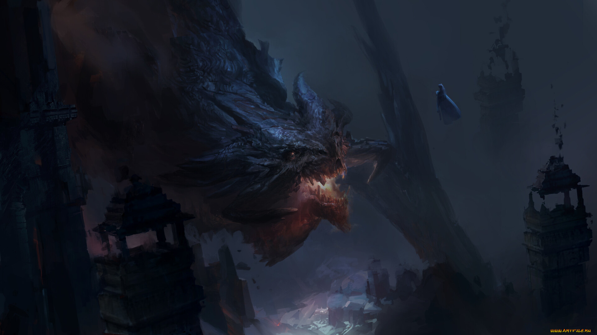 фэнтези, драконы, дракон