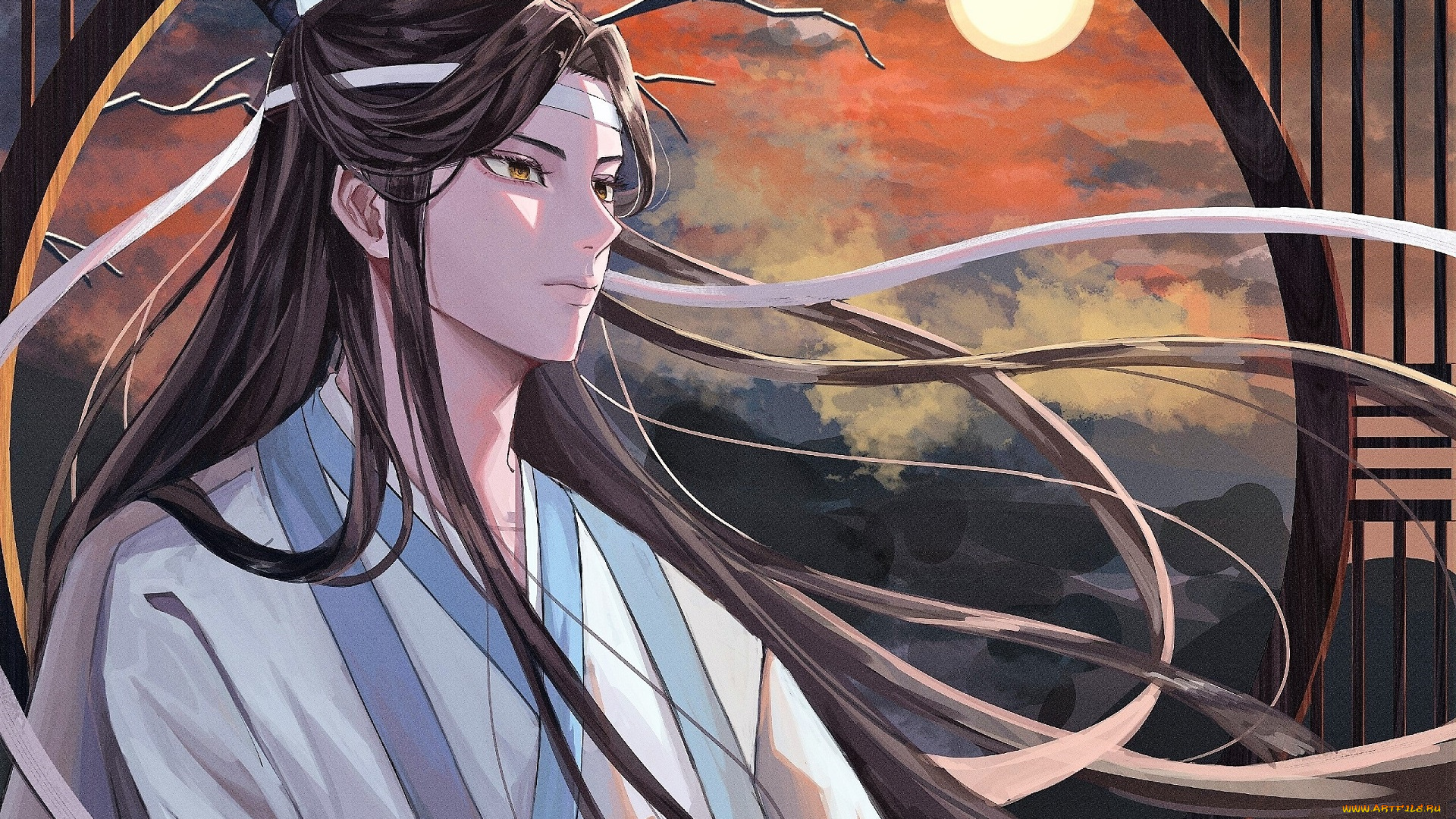 аниме, mo, dao, zu, shi, лань, ванцзи, окно