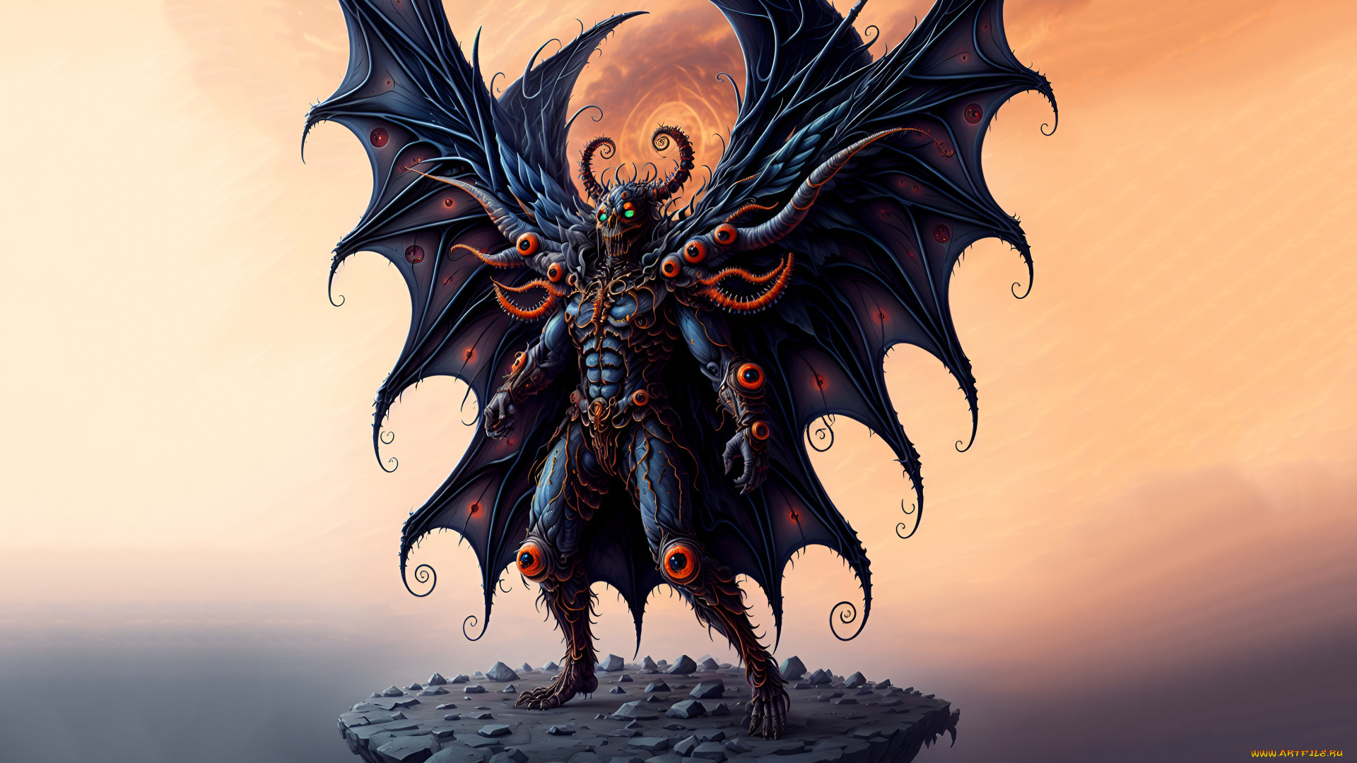 фэнтези, демоны, нейросети, графика, нейроарт, ai, art, нейронные, сети, рисунки, нейро, искусство