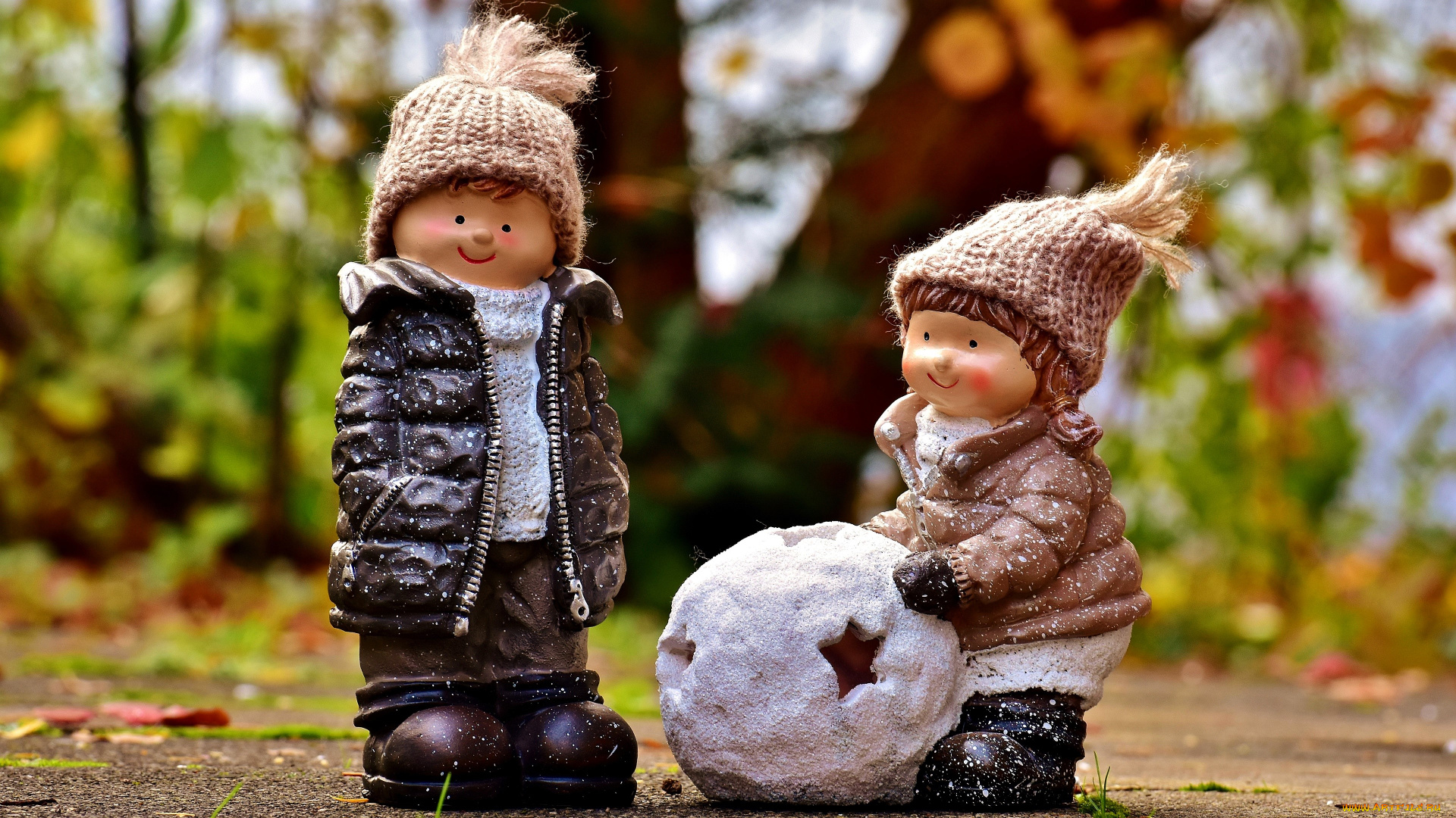 разное, куклы, дети, ком, шапки, куртки, осень