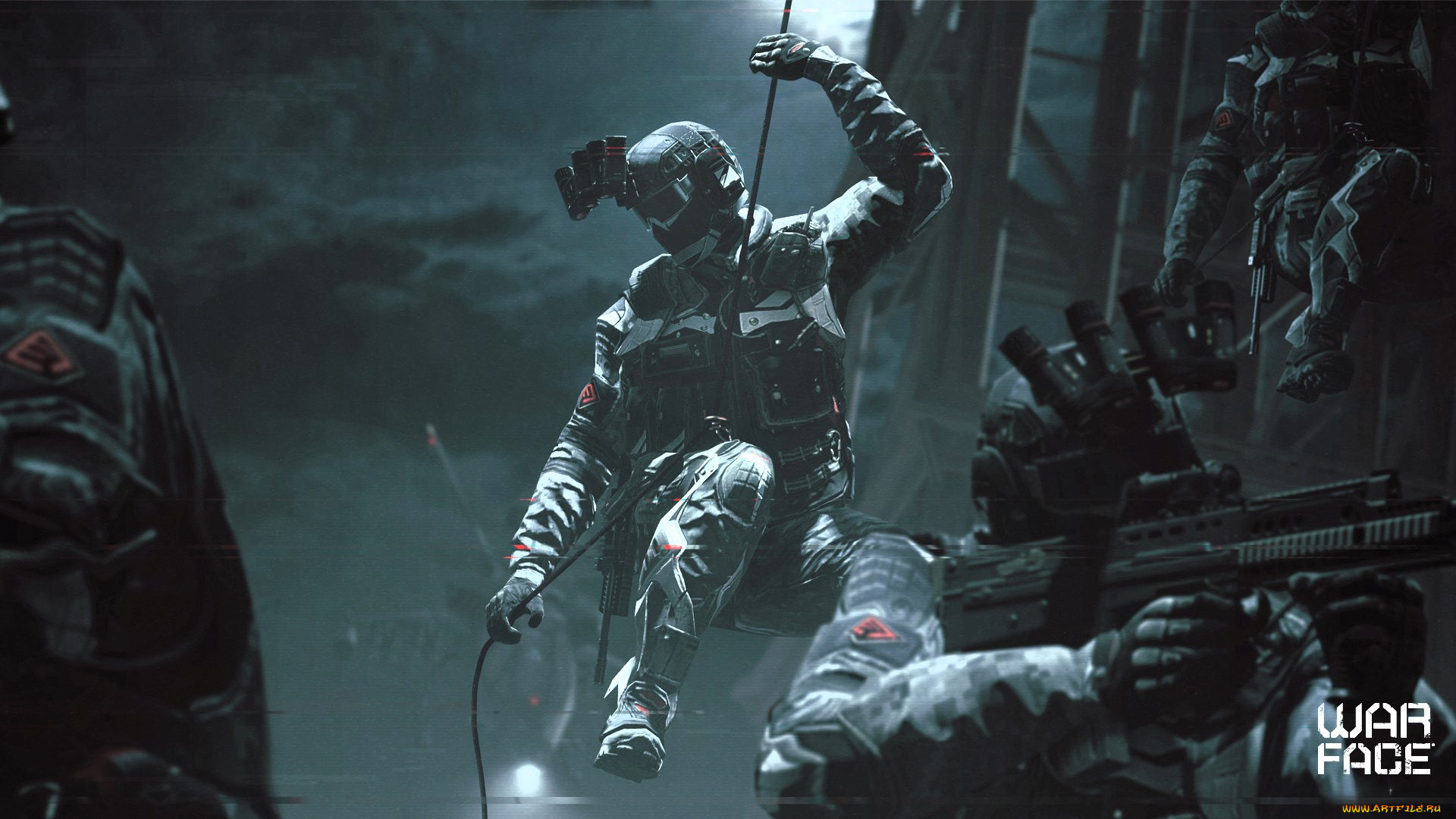 видео, игры, warface, спецназ, форма, веревка, оружие, операция