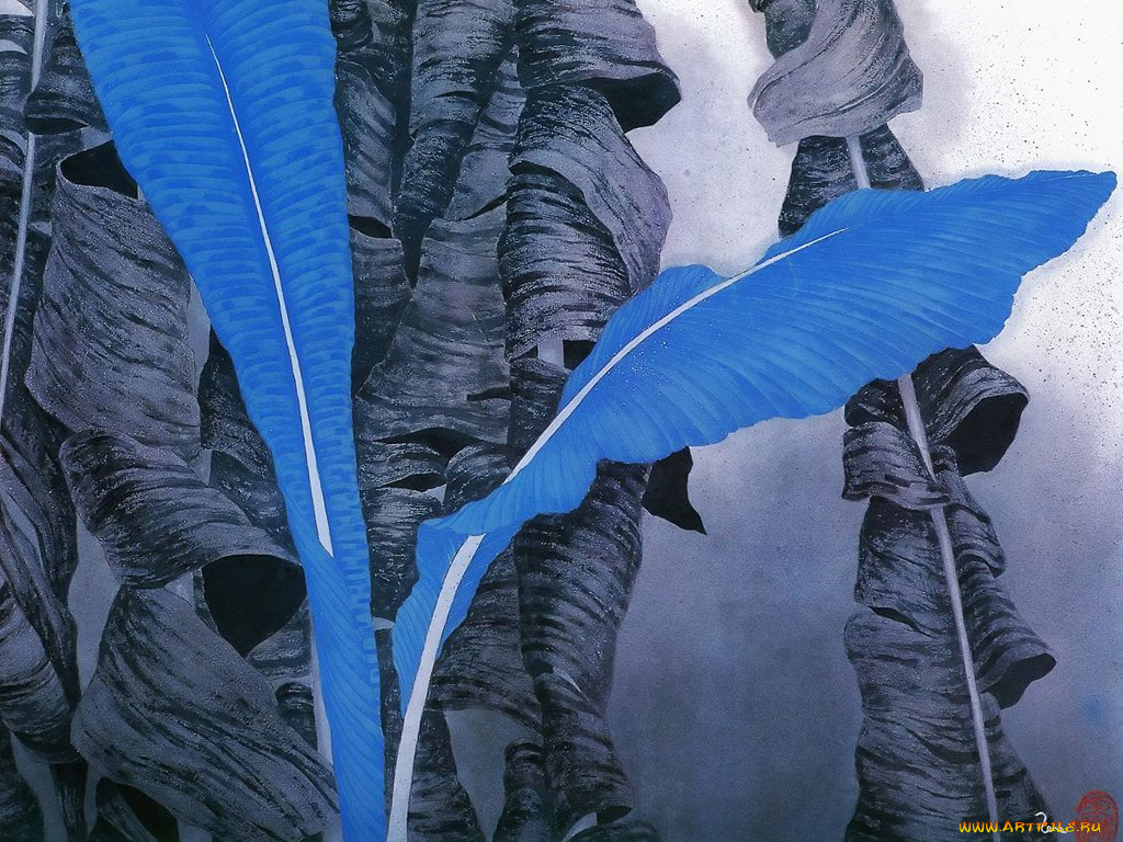 рисованные, природа