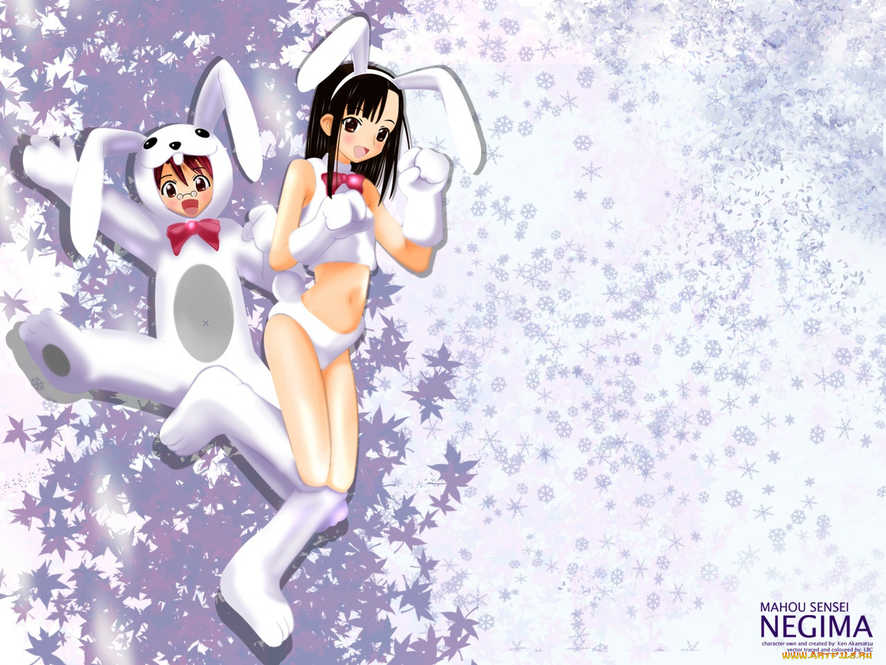 аниме, mahou, sensei, negima