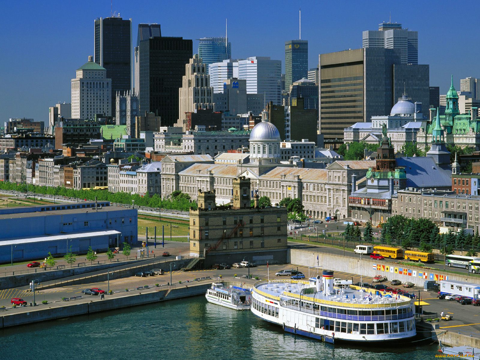 old, port, of, montreal, quebec, canada, города, панорамы