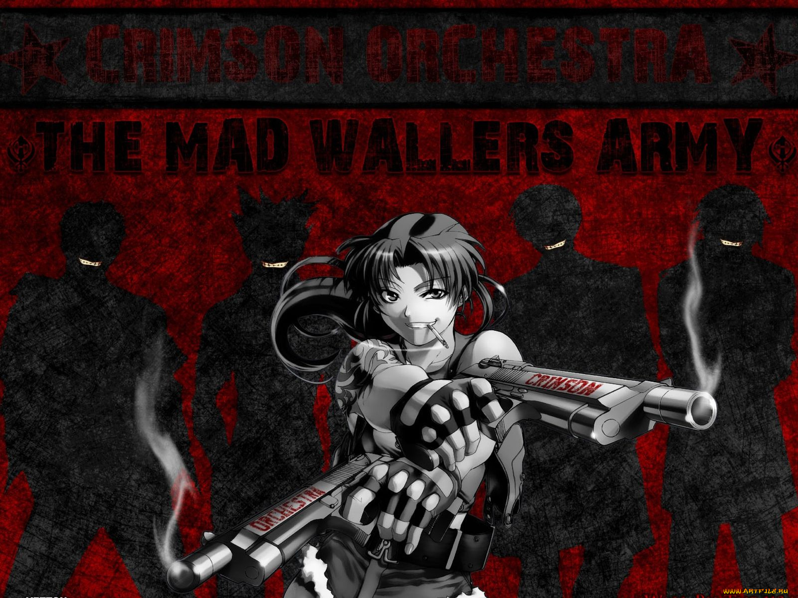 аниме, black, lagoon