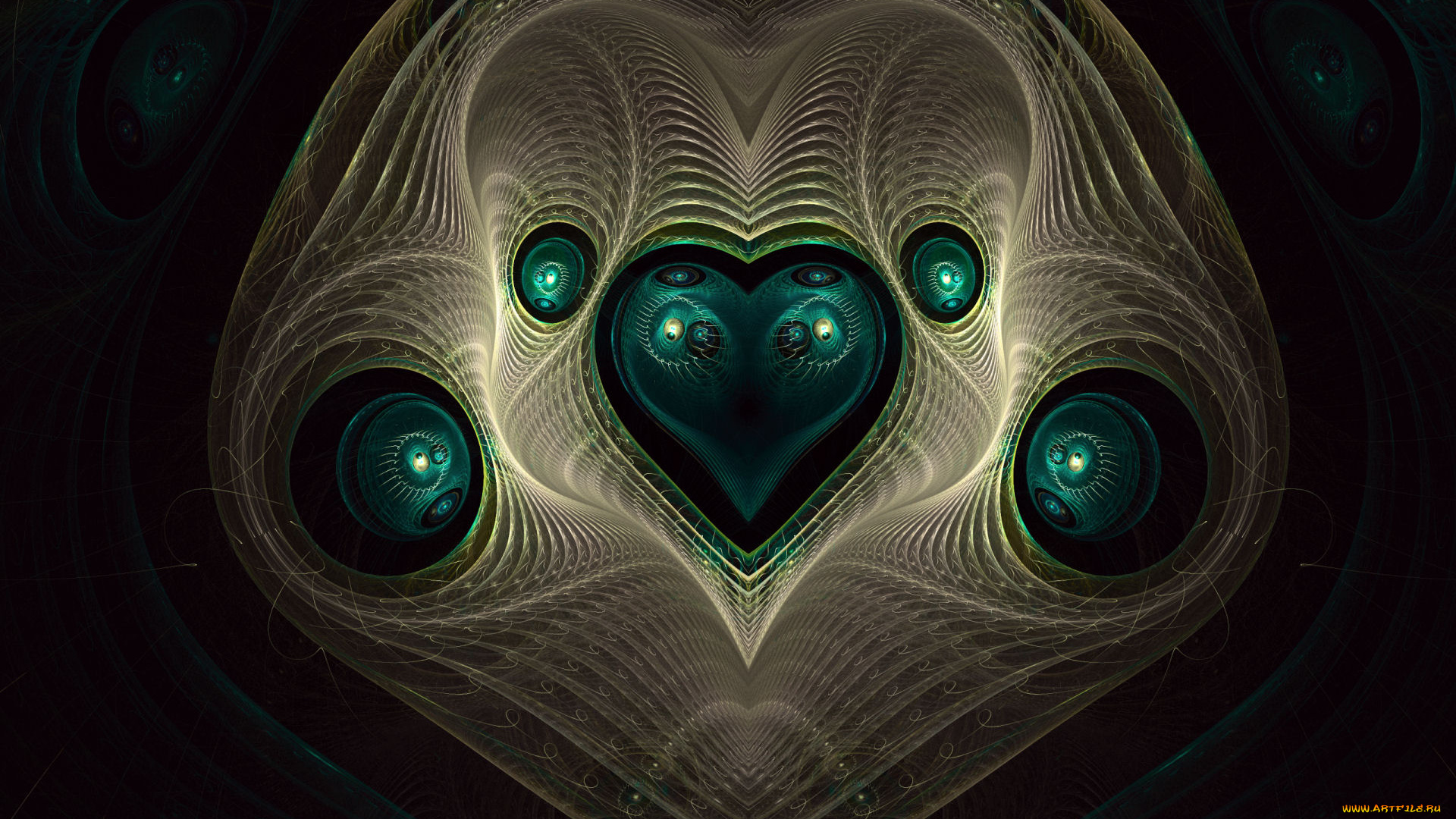 3д, графика, fractal, фракталы