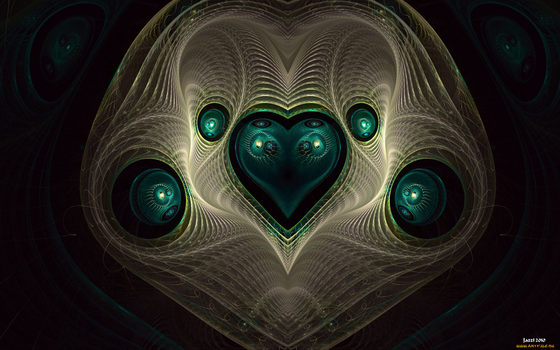 3д, графика, fractal, фракталы