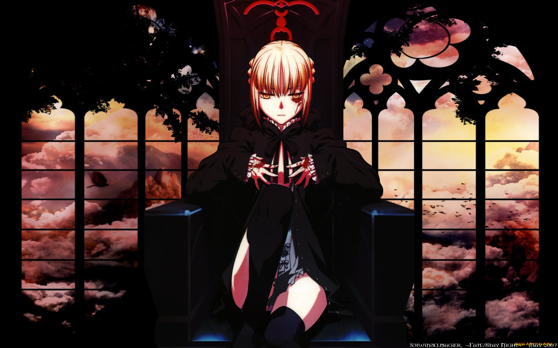 аниме, fate, stay, night