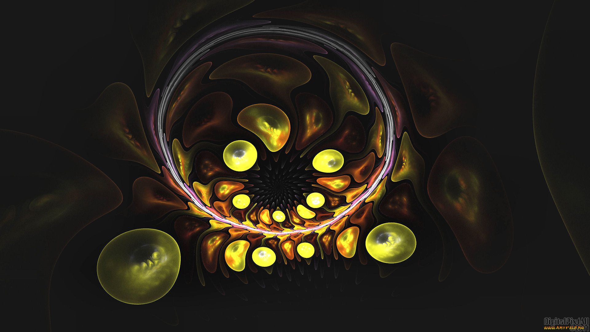 3д, графика, fractal, фракталы, узор