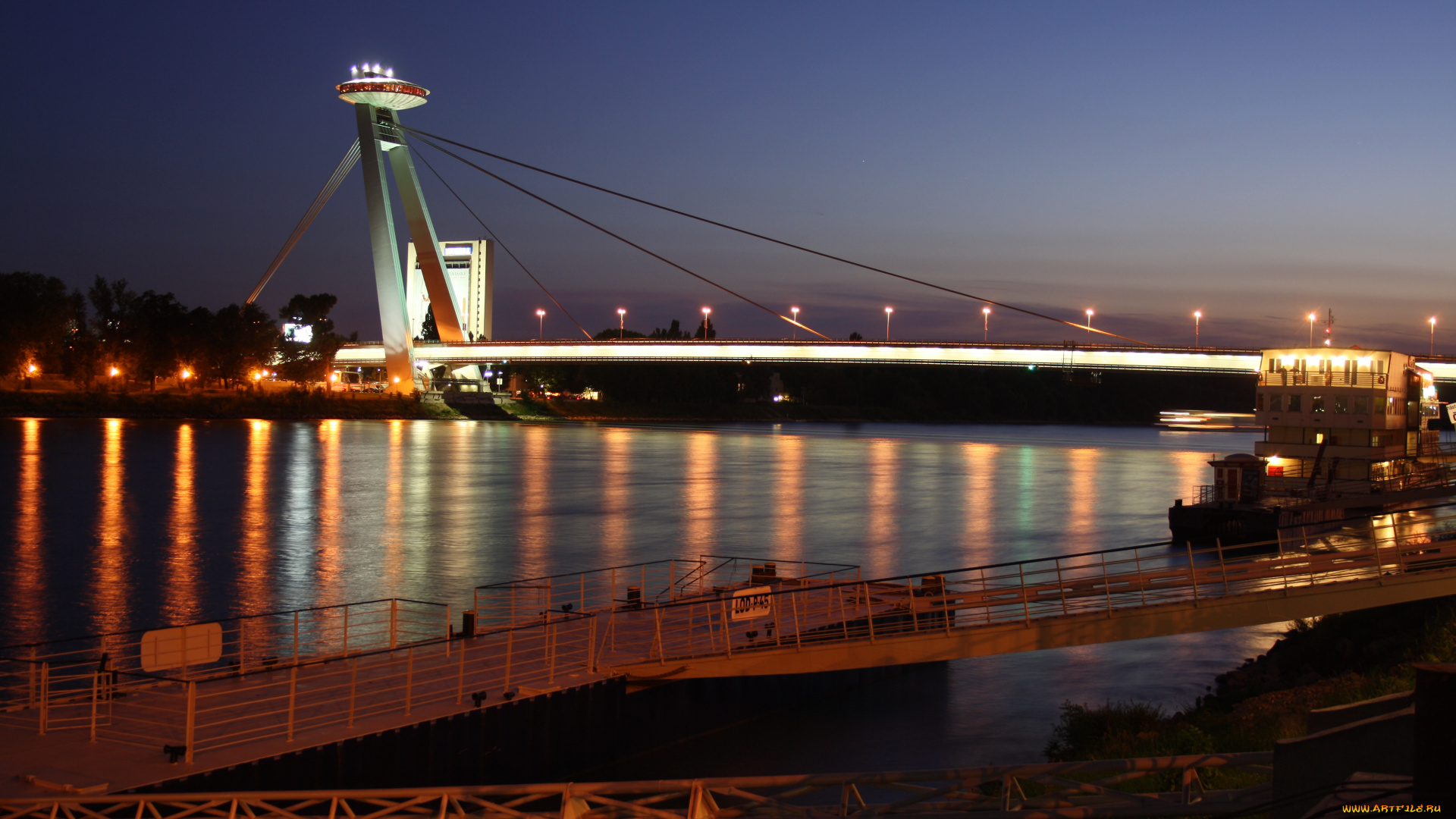 города, мосты, bratislava