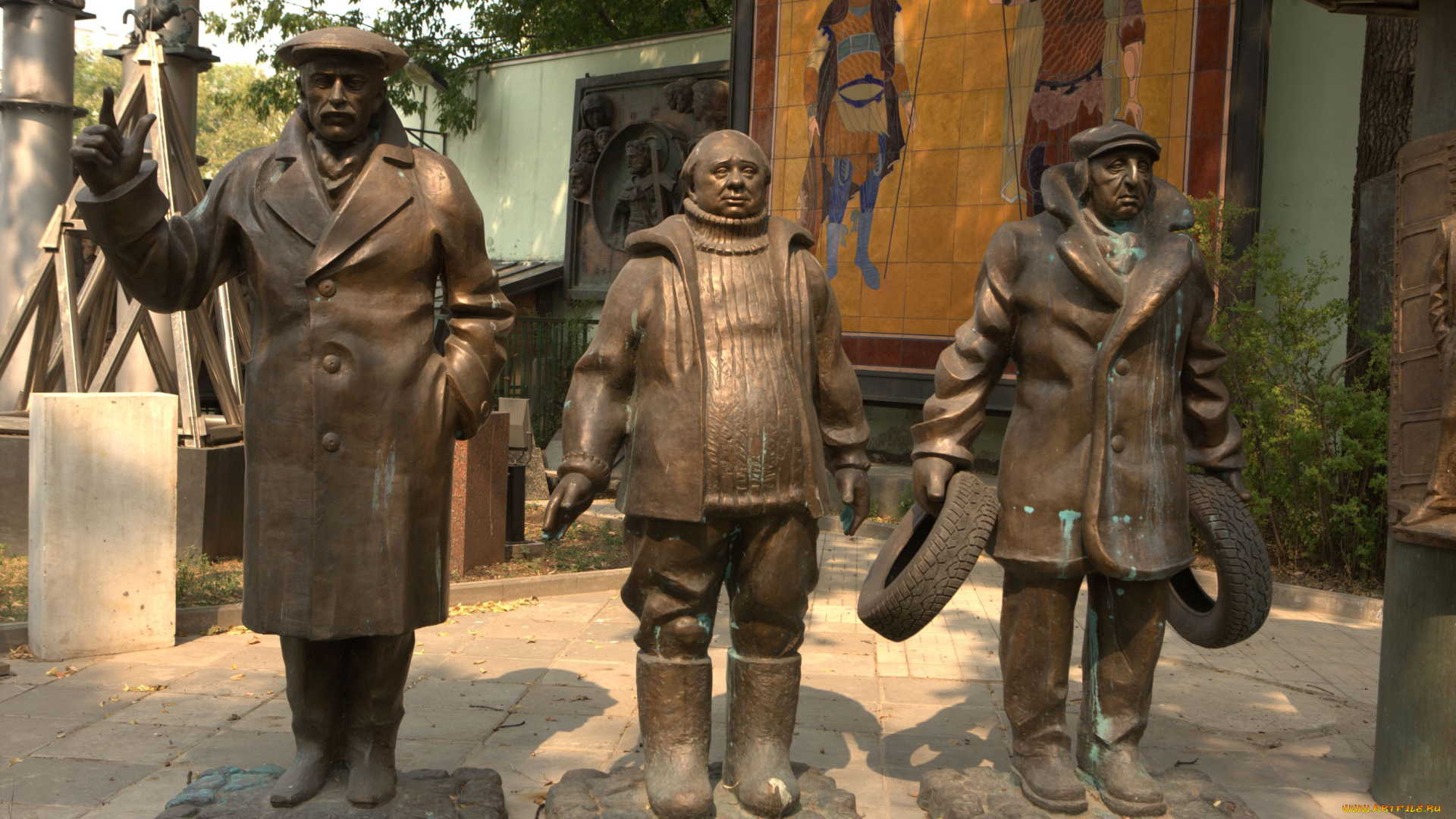 города, памятники, скульптуры, арт, объекты, мимино