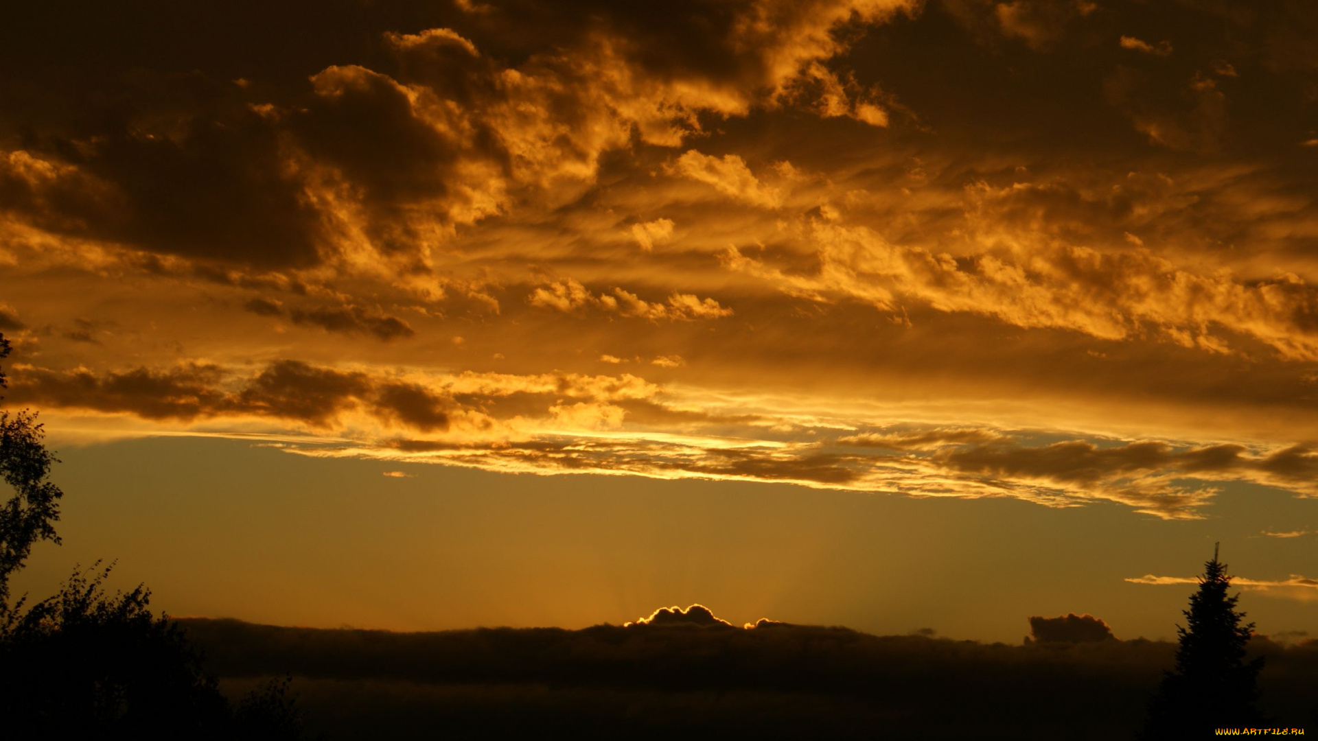 природа, восходы, закаты, закат