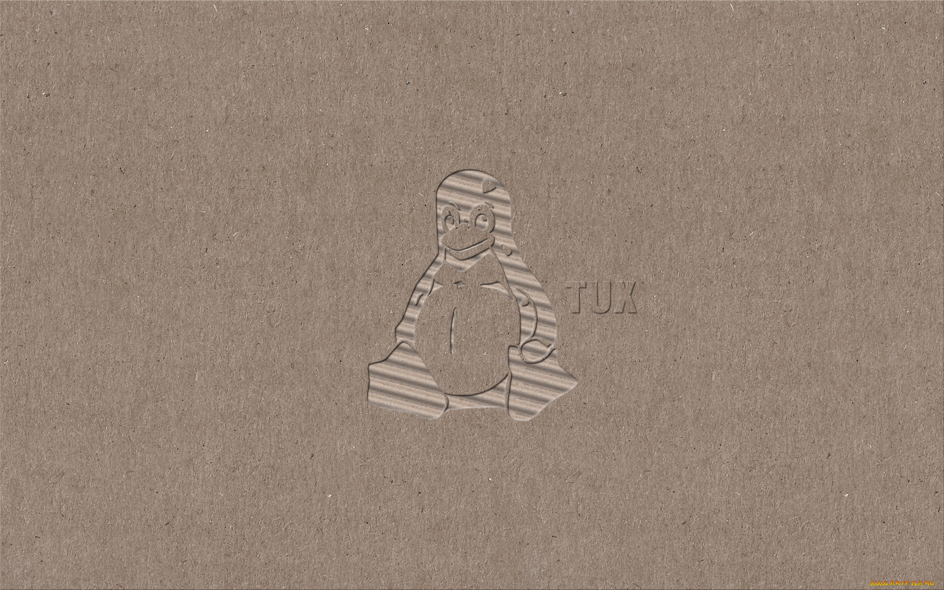 компьютеры, linux, серый, логотип, стена