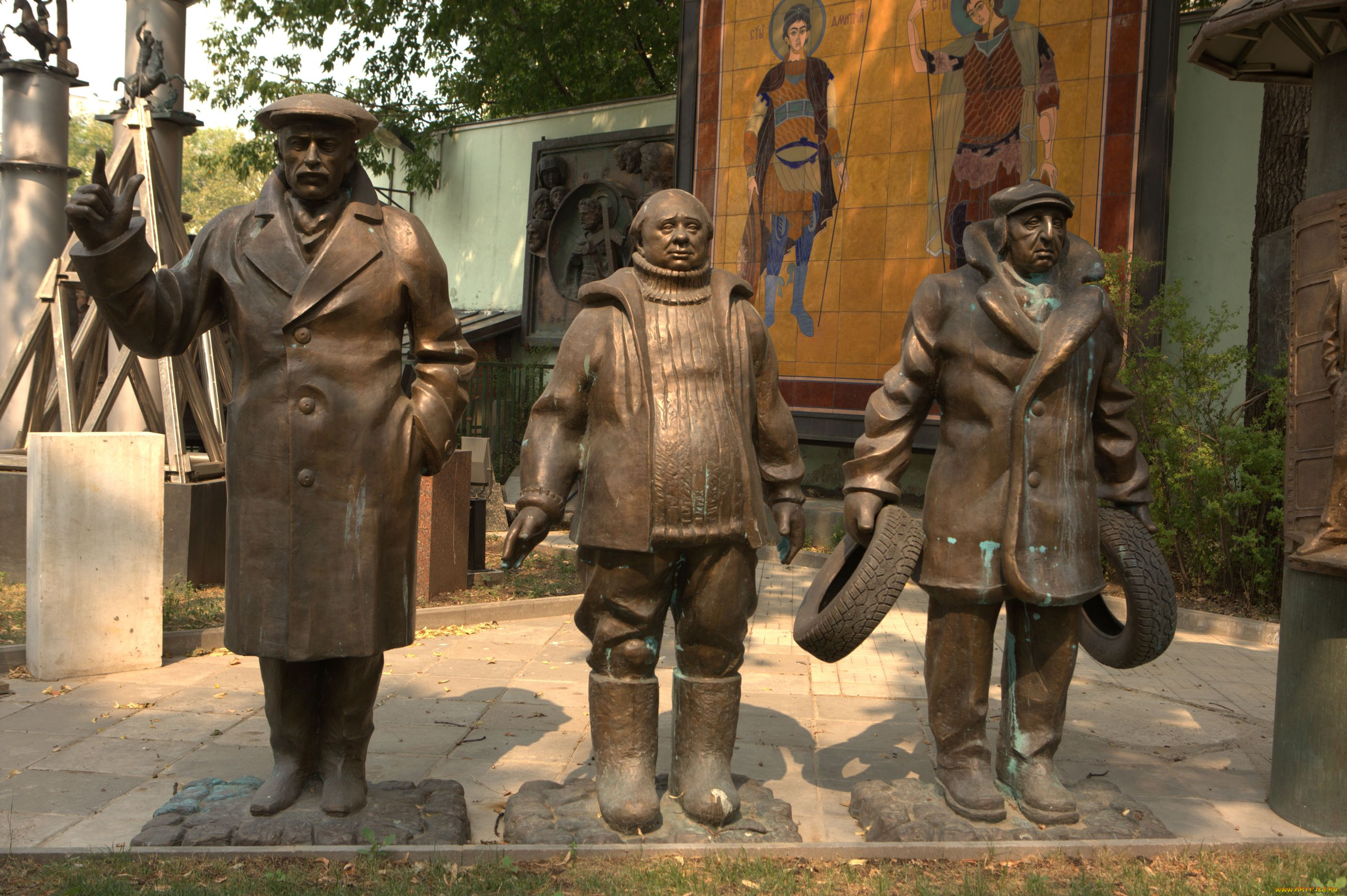 города, памятники, скульптуры, арт, объекты, мимино