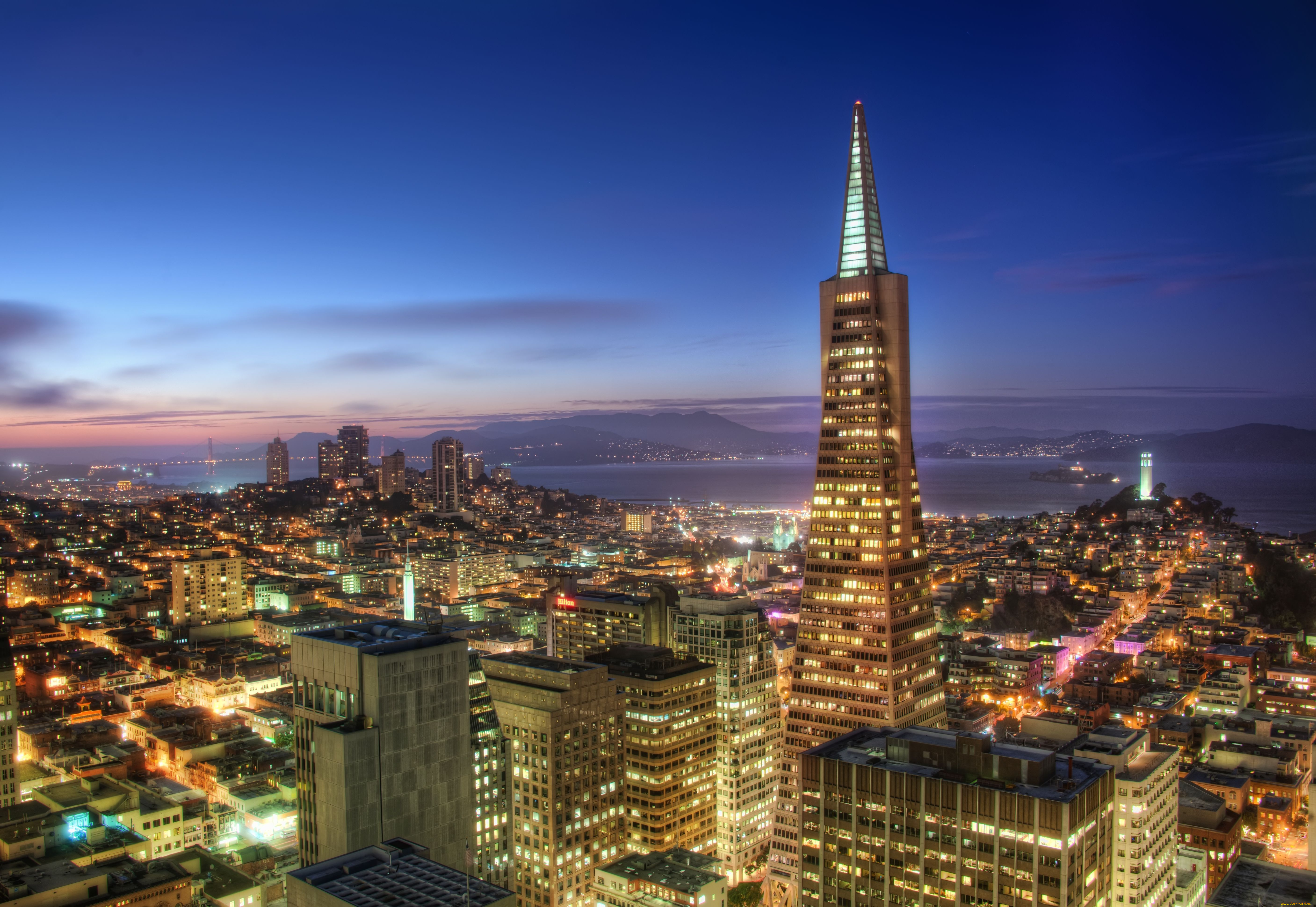 san, francisco, ca, города, сан, франциско, сша, сан-франциско, калифорния, небоскрёбы