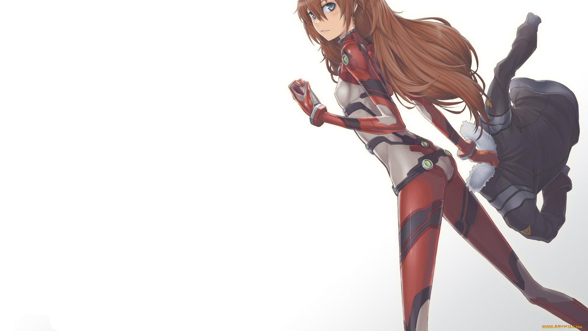 аниме, evangelion, asuka, langley
