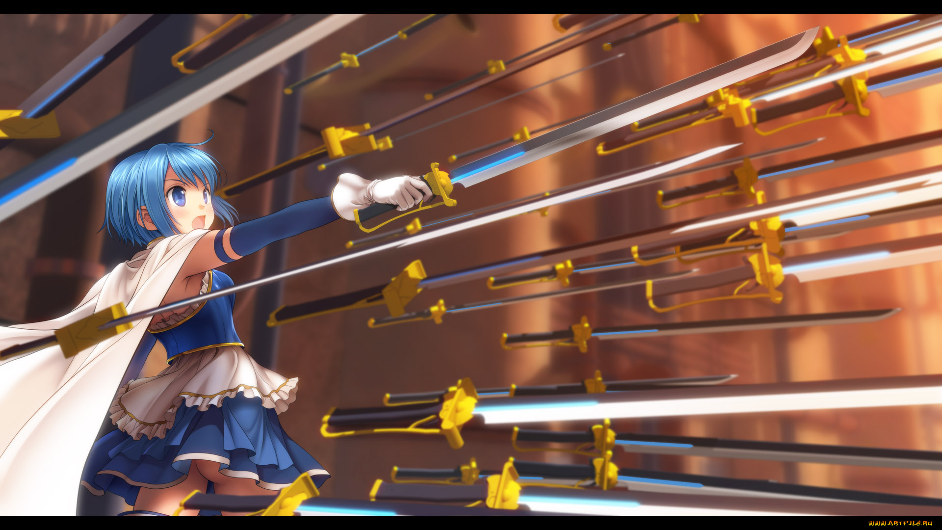 аниме, mahou, shoujo, madoka, magika, miki, sayaka, magica