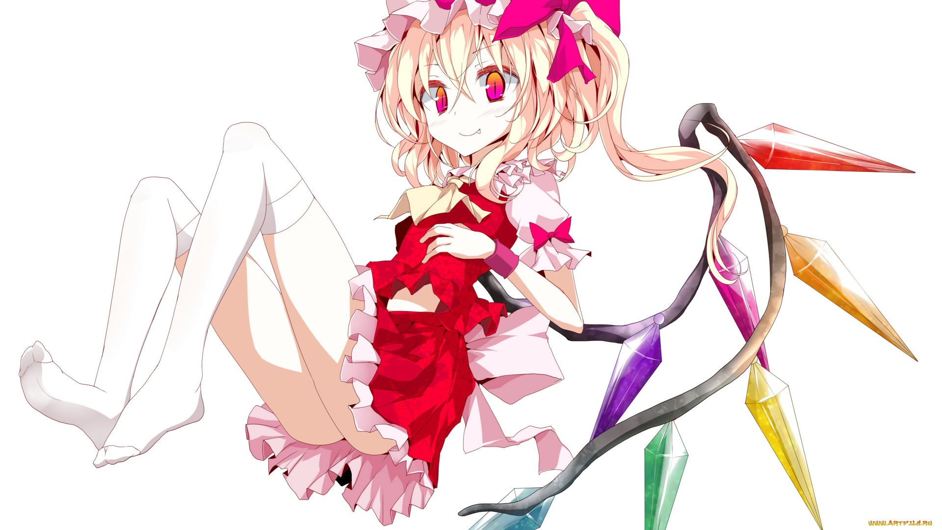 аниме, touhou, фландрия, скарлет