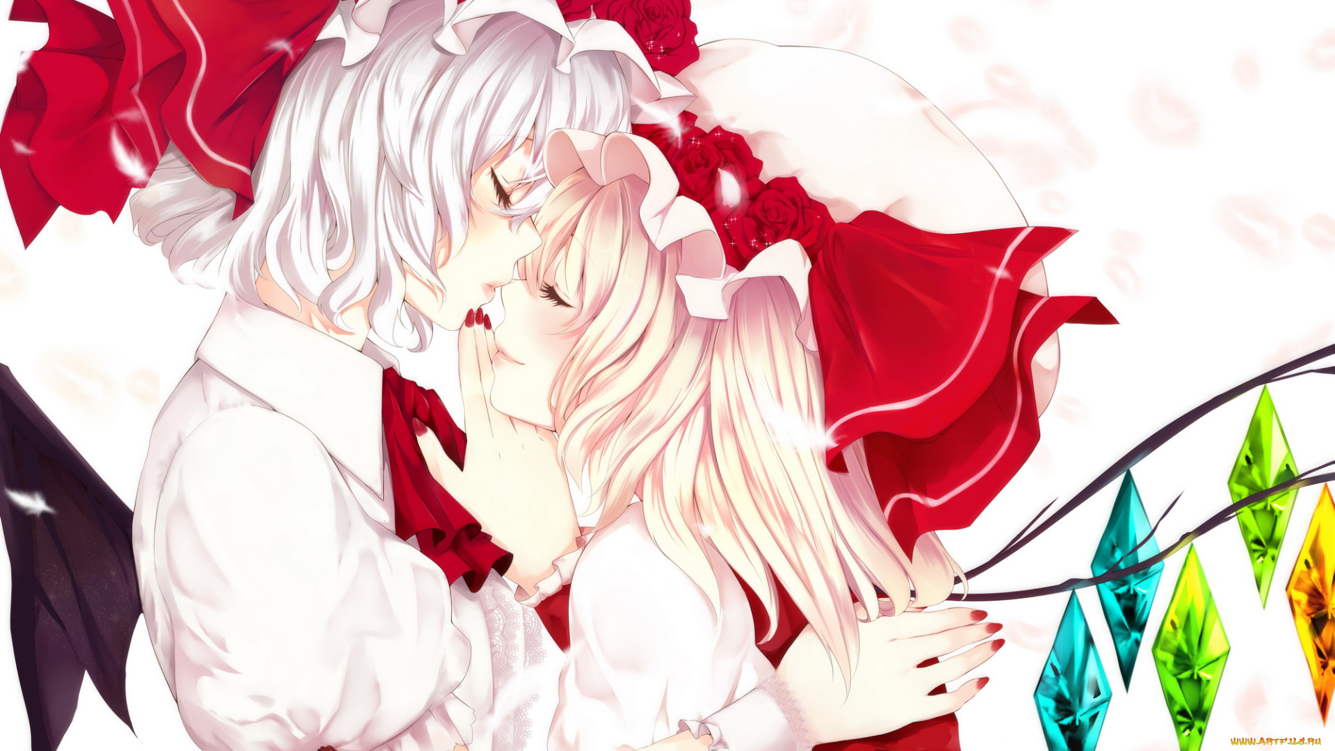 аниме, touhou, ремилия, скарлет, фландрия