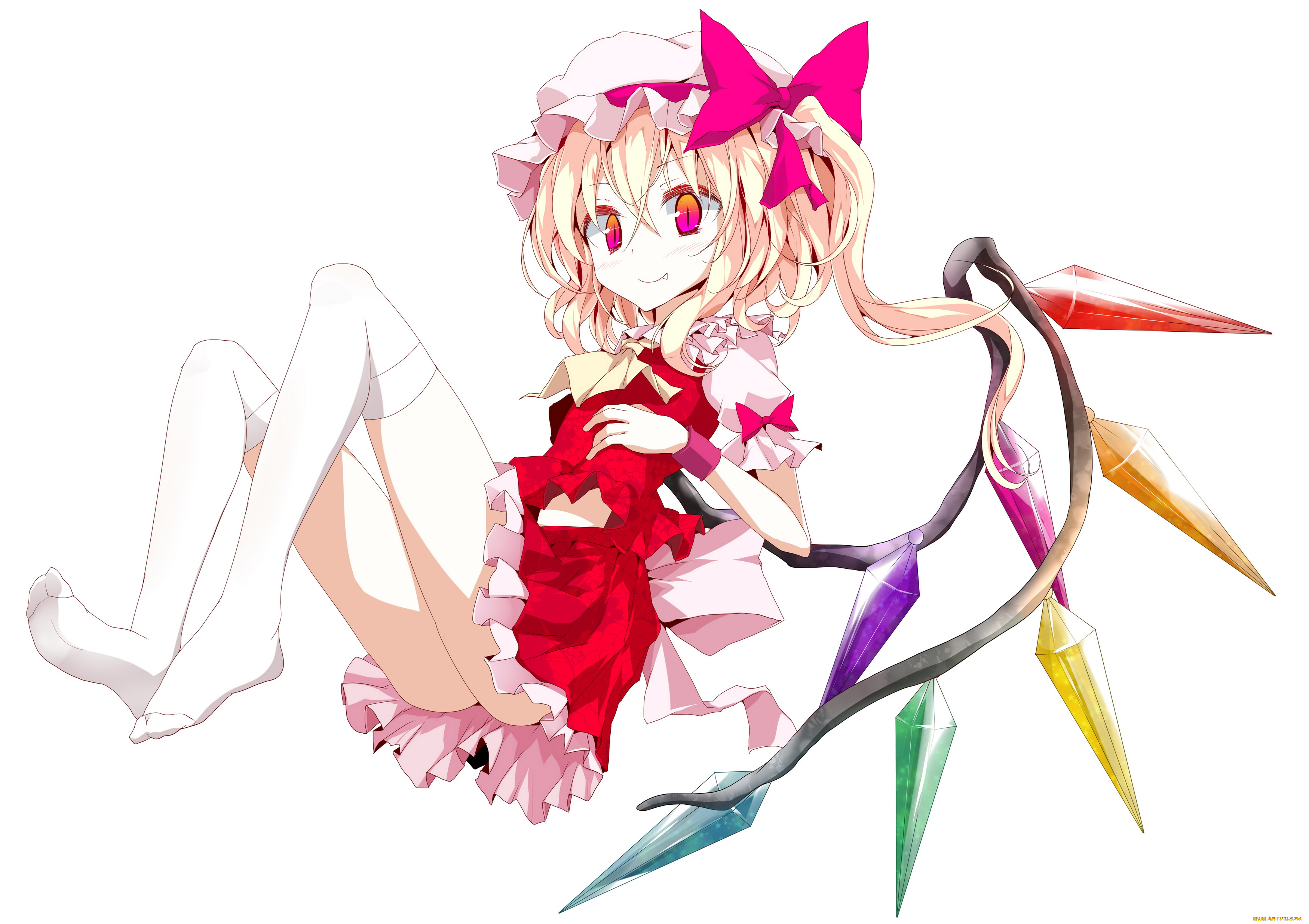 аниме, touhou, фландрия, скарлет