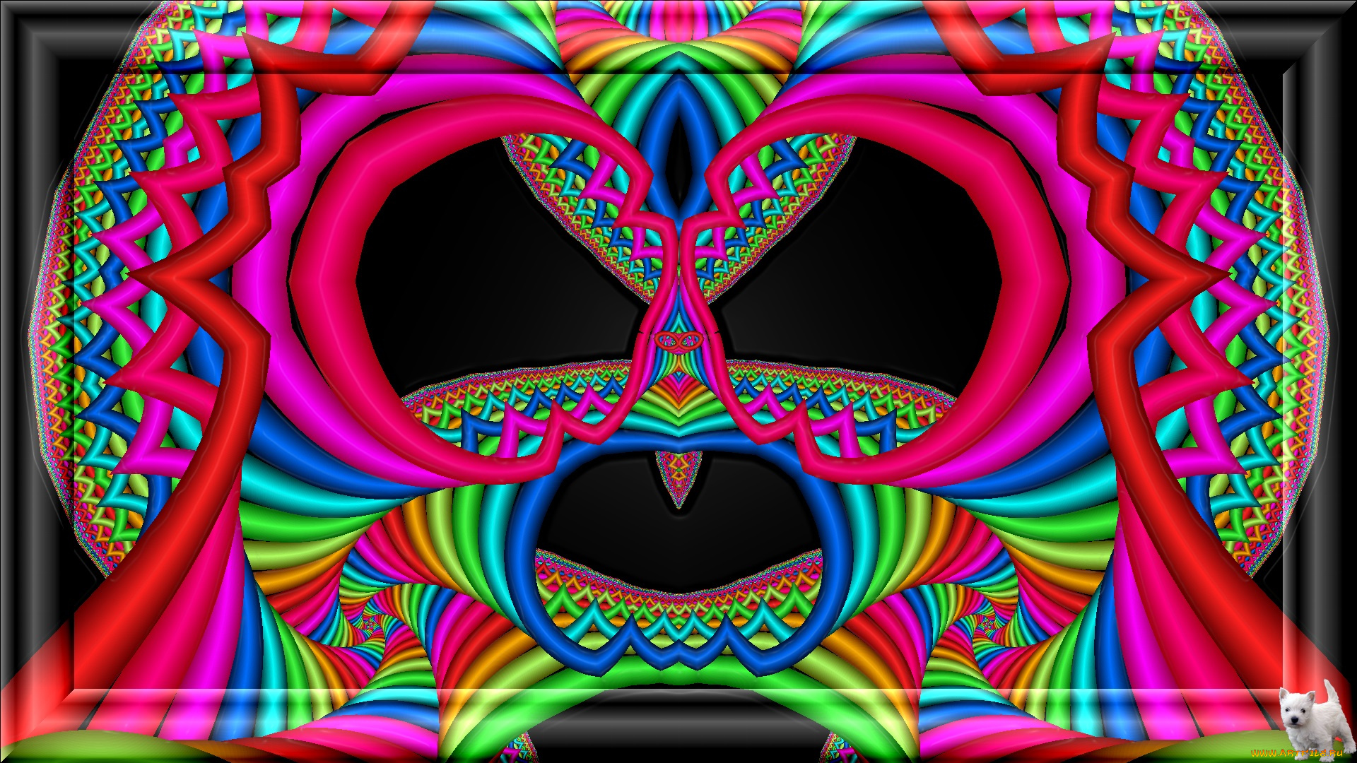 3д, графика, fractal, фракталы, фон, узор, цвета