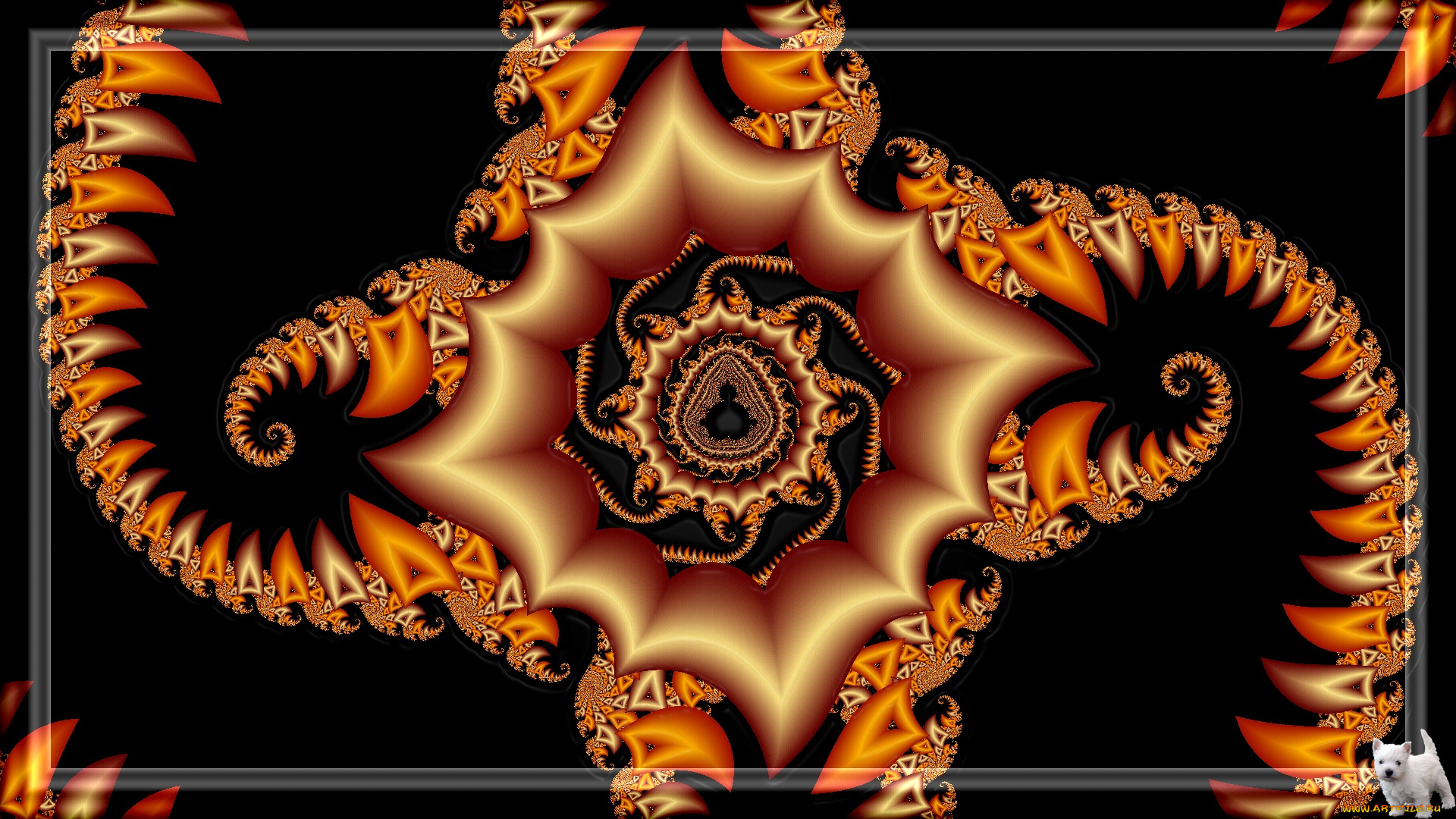 3д, графика, fractal, фракталы, узор, цвета, фон