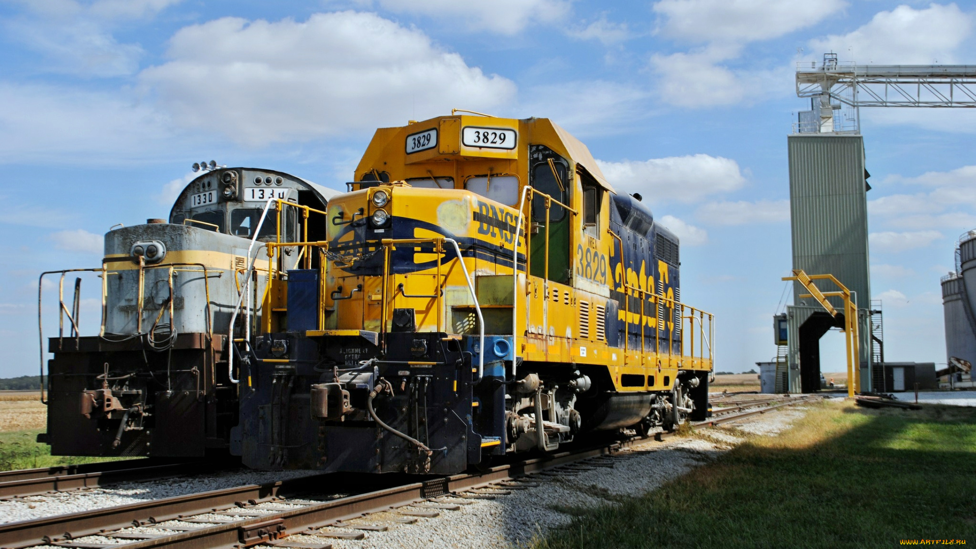 техника, локомотивы, рельсы, железная, дорога