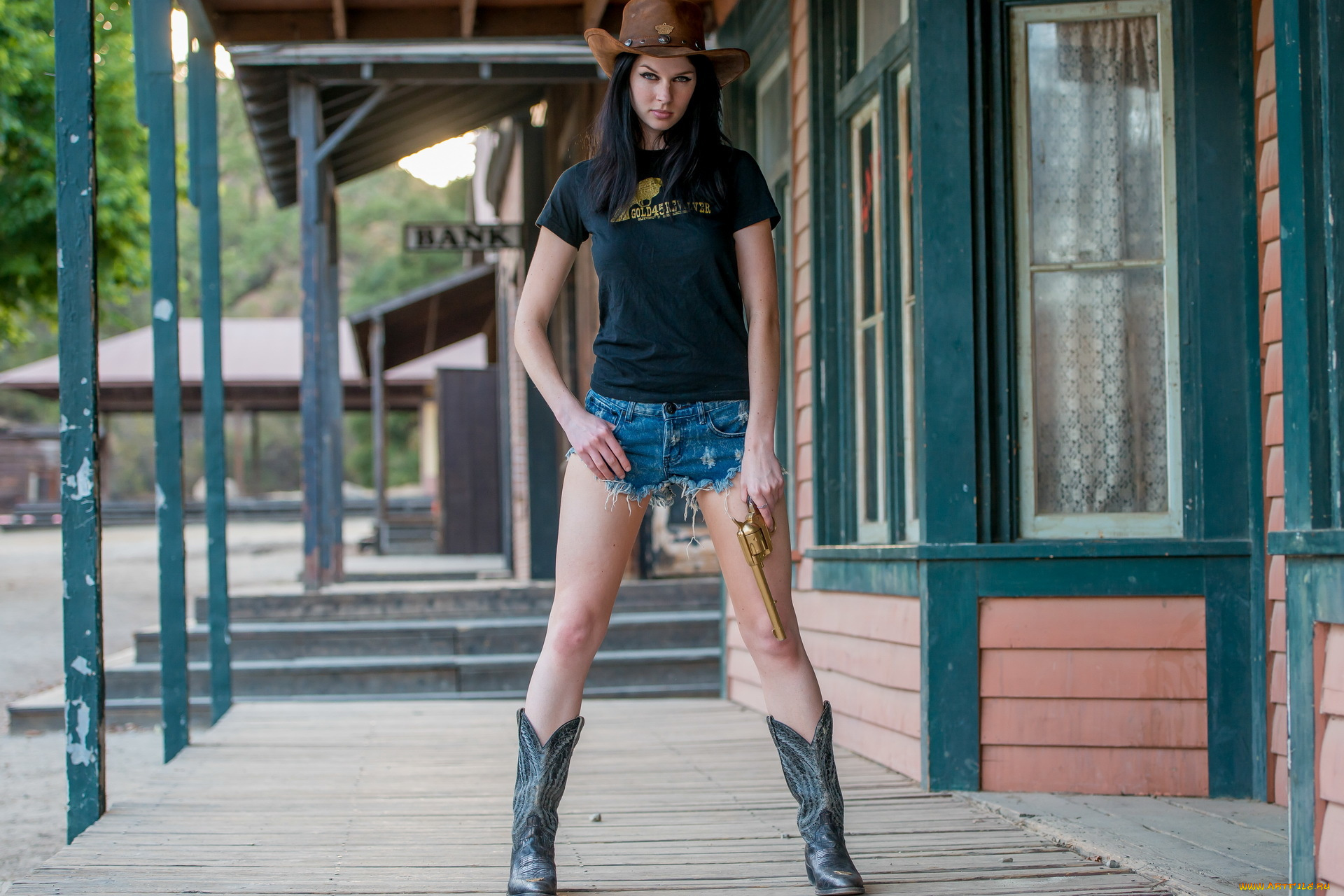 -Unsort, Девушки, с, оружием, девушки, unsort, оружием, ковбой