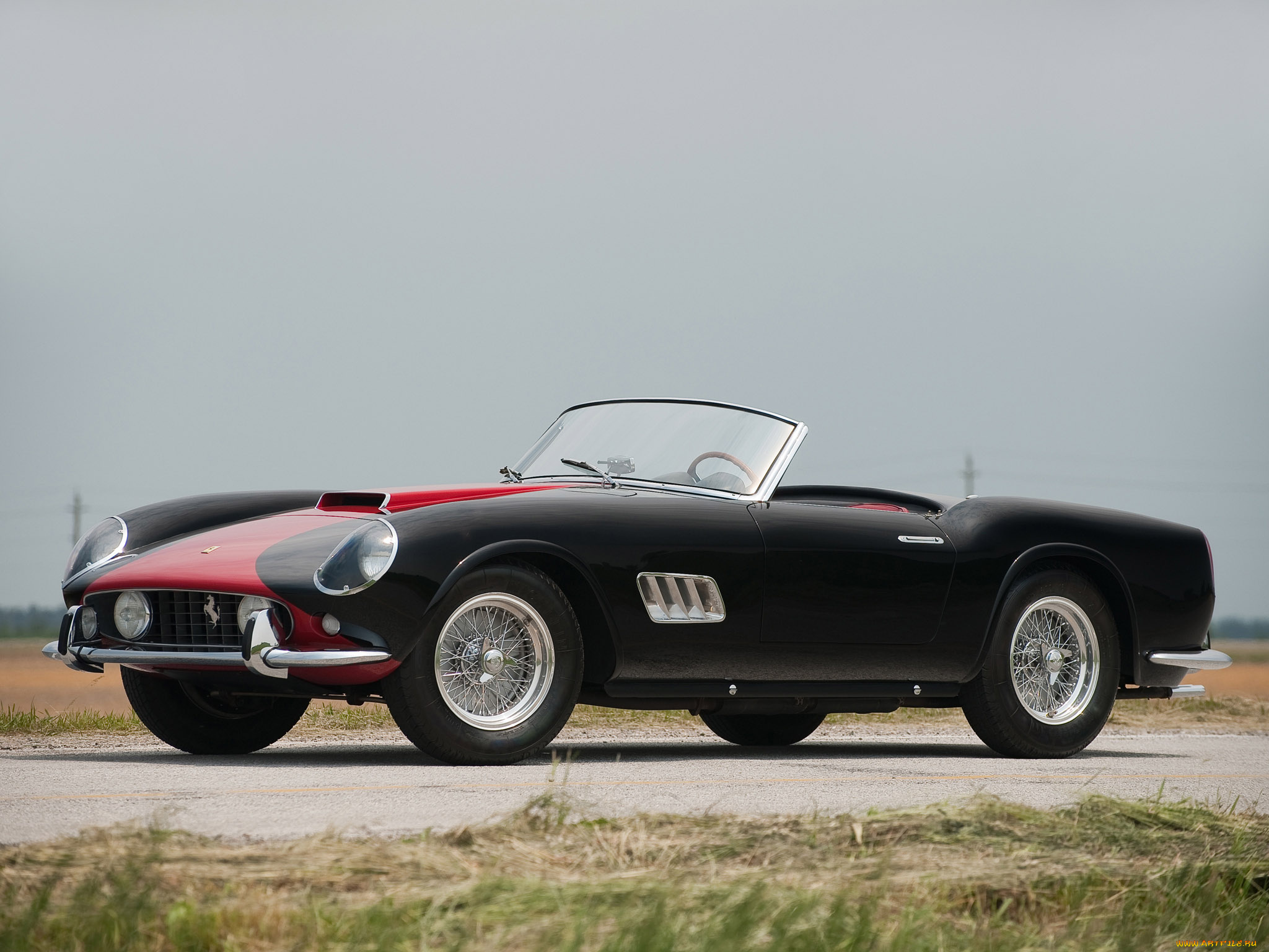 1957, ferrari, 250, gt, lwb, california, автомобили