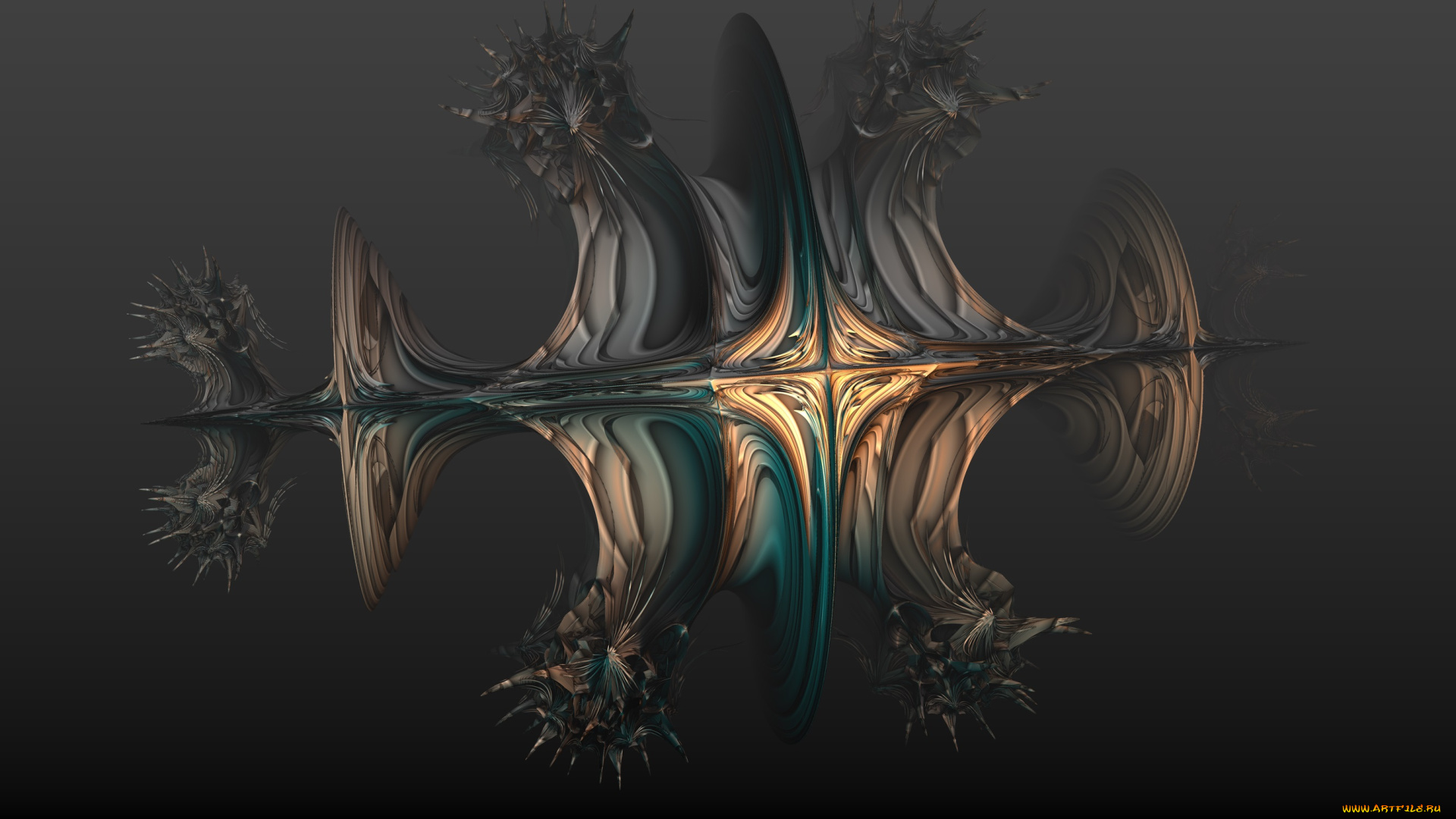 3д, графика, фракталы, , fractal, фон, узор, цвета