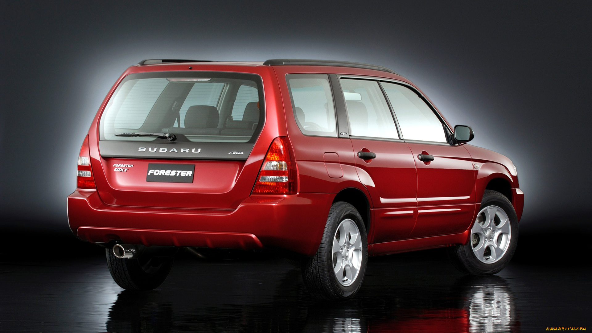 автомобили, subaru, sg, xt, красный, 2003г, forester