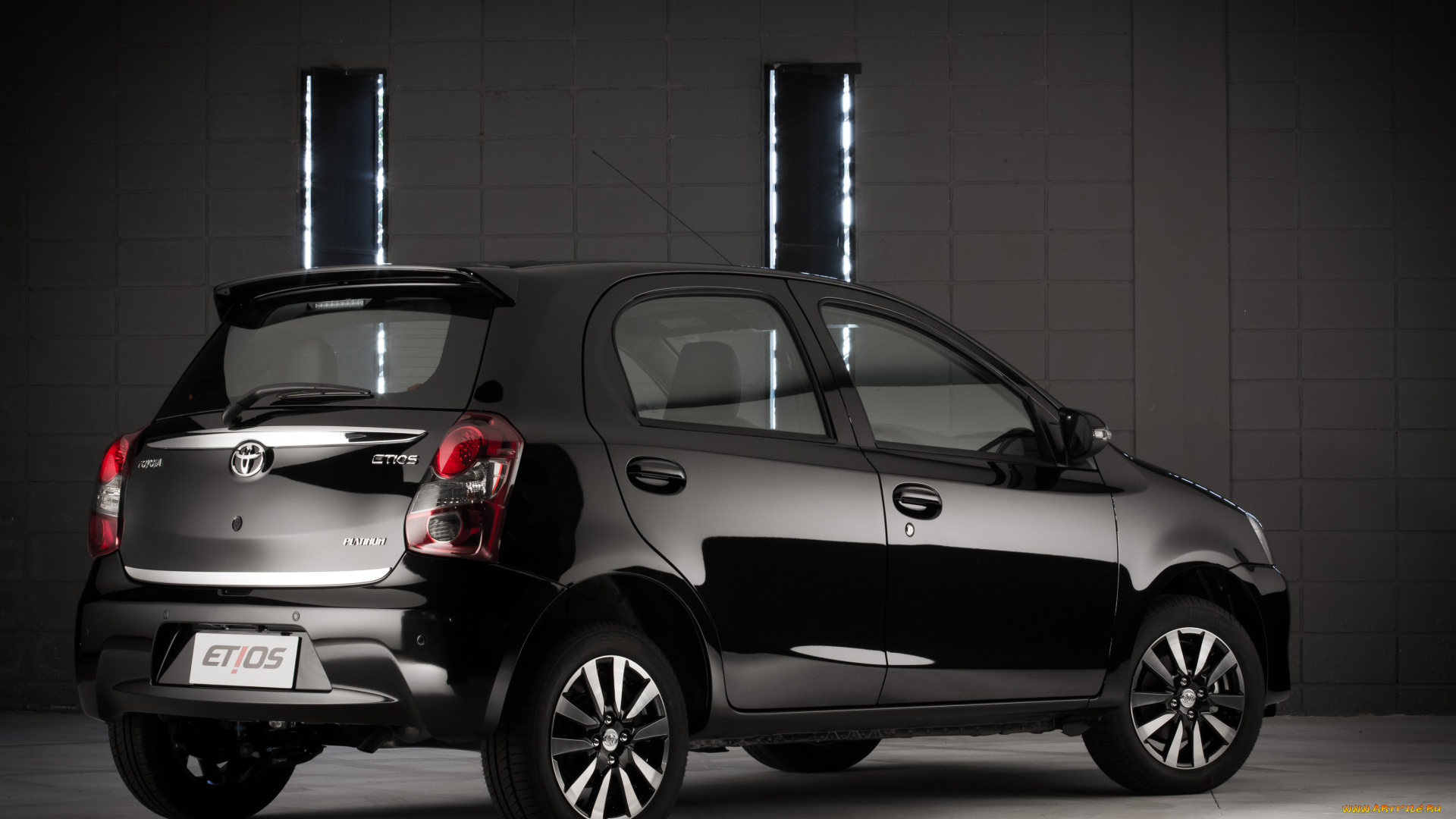 автомобили, toyota, темный, etios, 2014г, platinum, hatchback