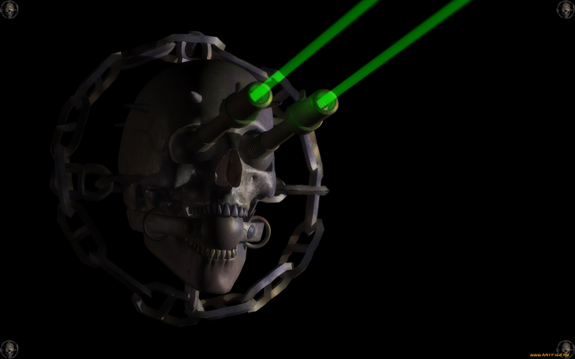 3д, графика, ужас, , horror, череп, фон