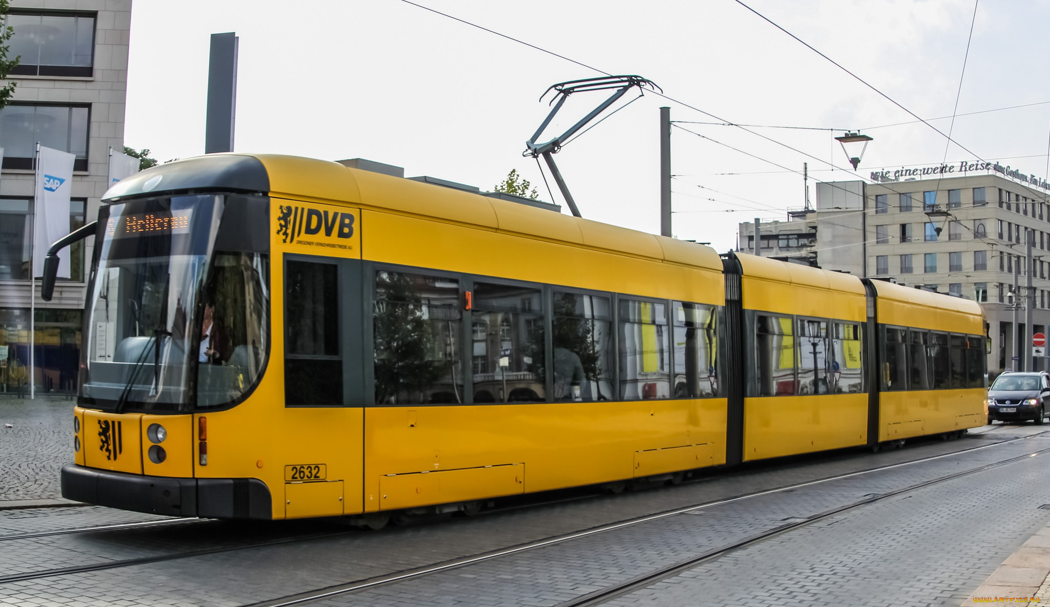 техника, трамваи, трамвай, город, рельсы