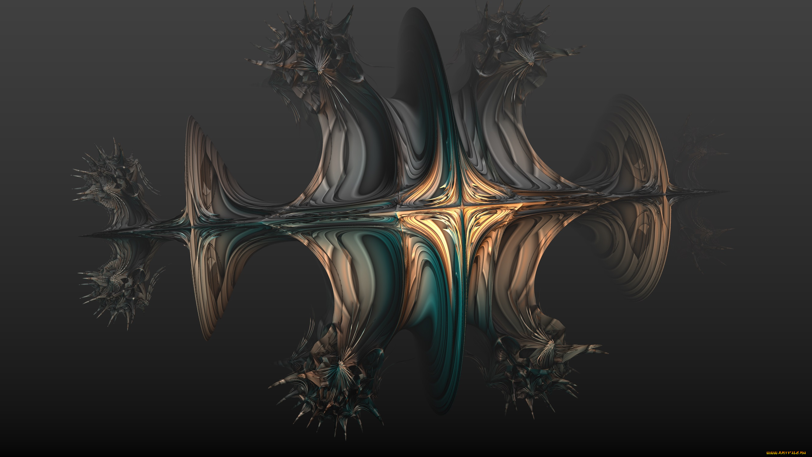 3д, графика, фракталы, , fractal, фон, узор, цвета