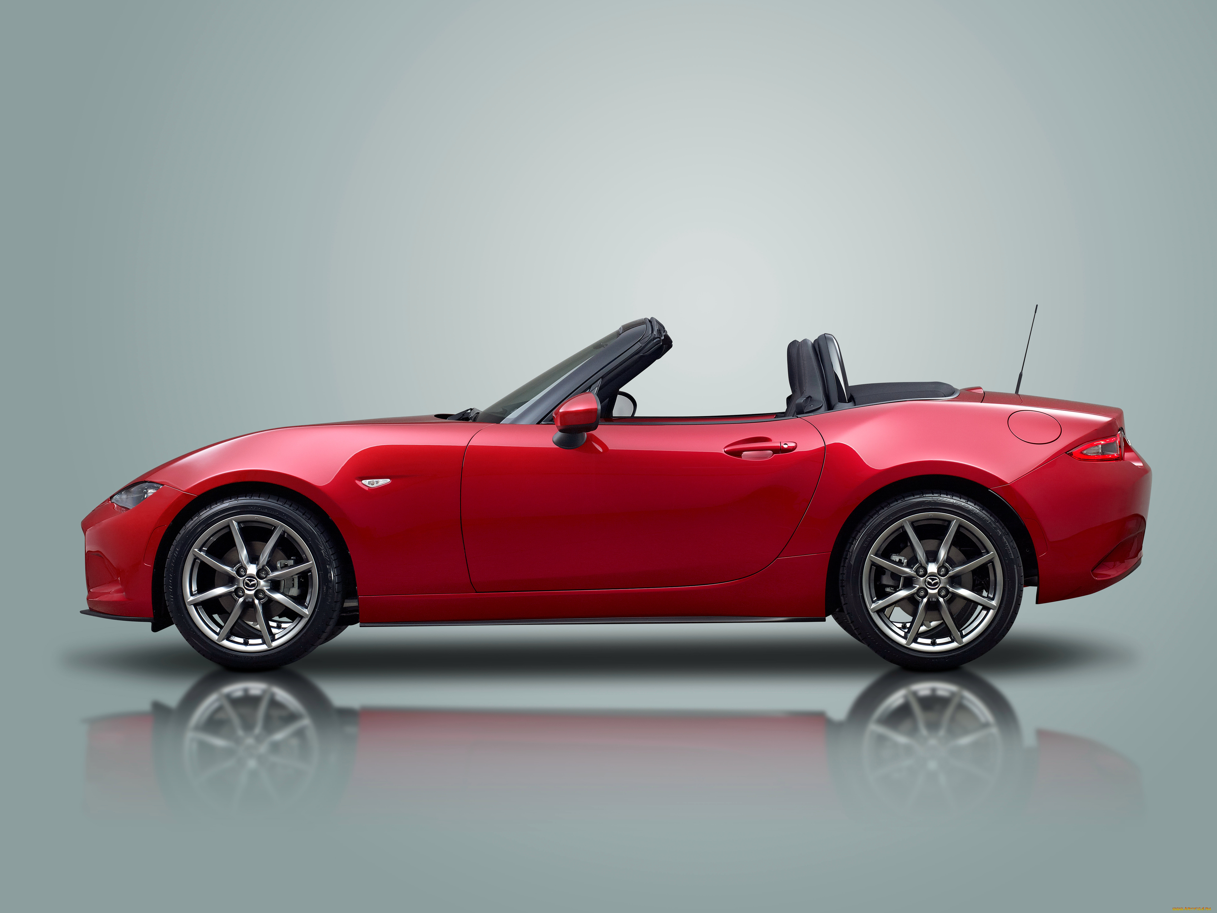 автомобили, mazda, nd, mx-5, 2014г, красный