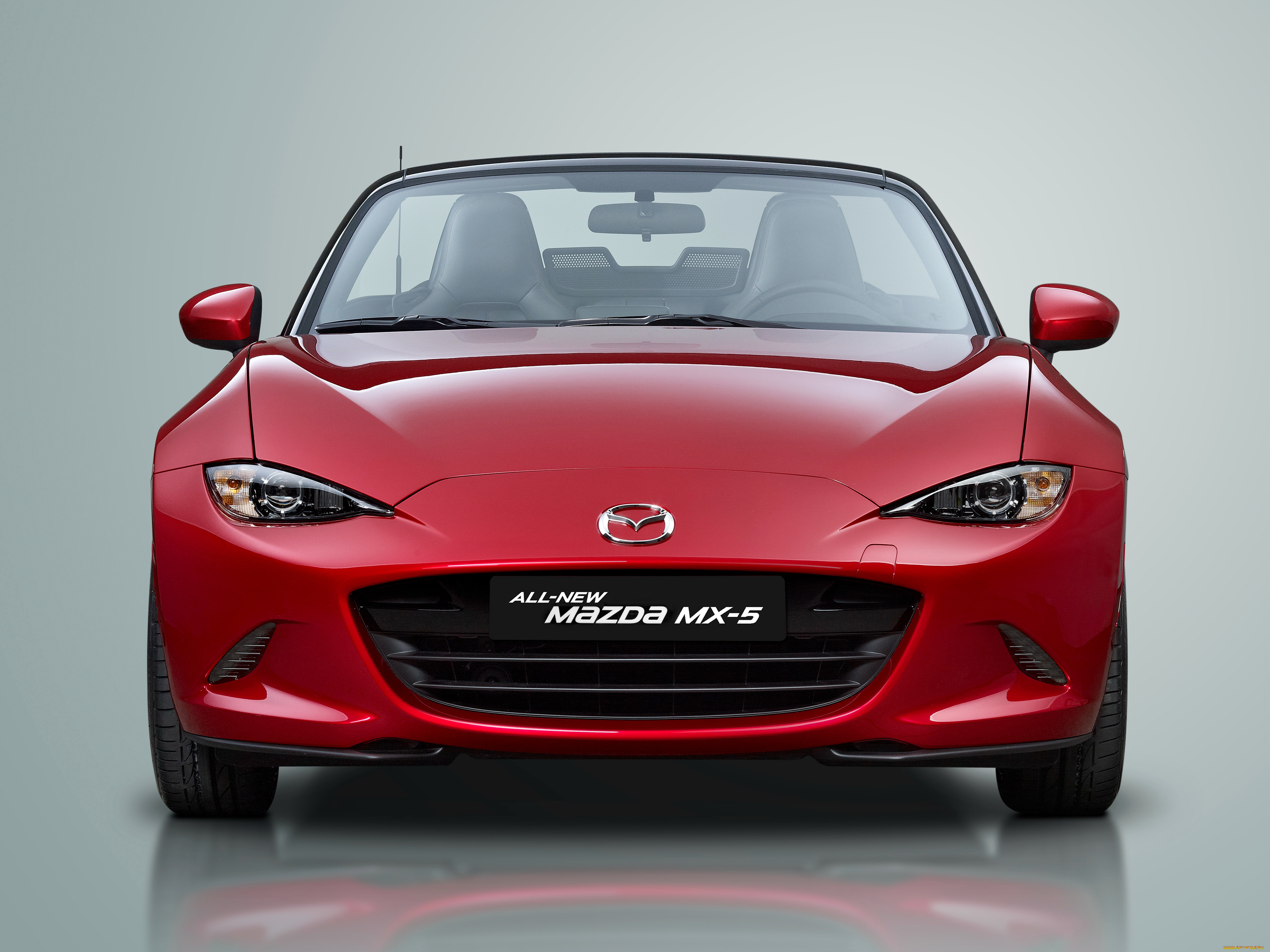 автомобили, mazda, nd, mx-5, красный, 2014г